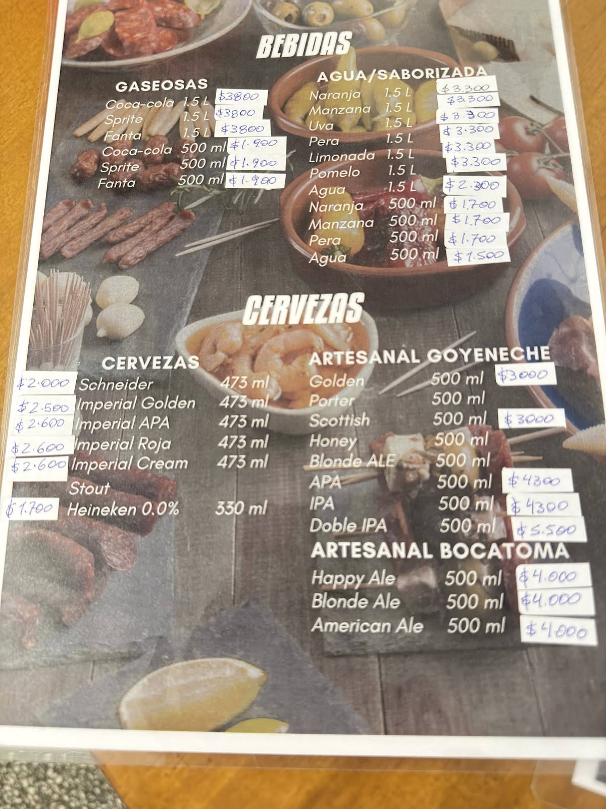 The Ranch меню