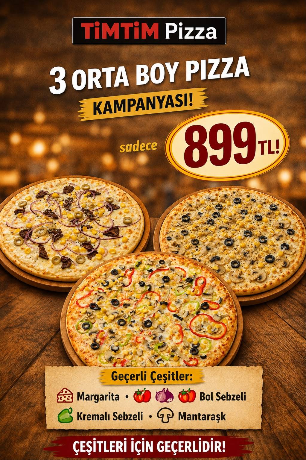 TimTim Pizza меню