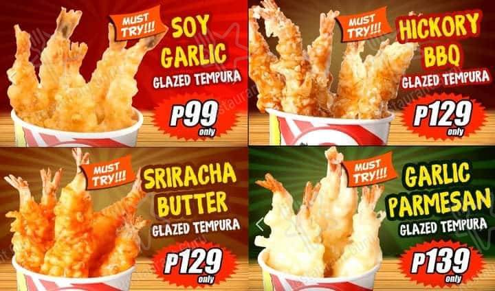 Tokyo Tempura меню