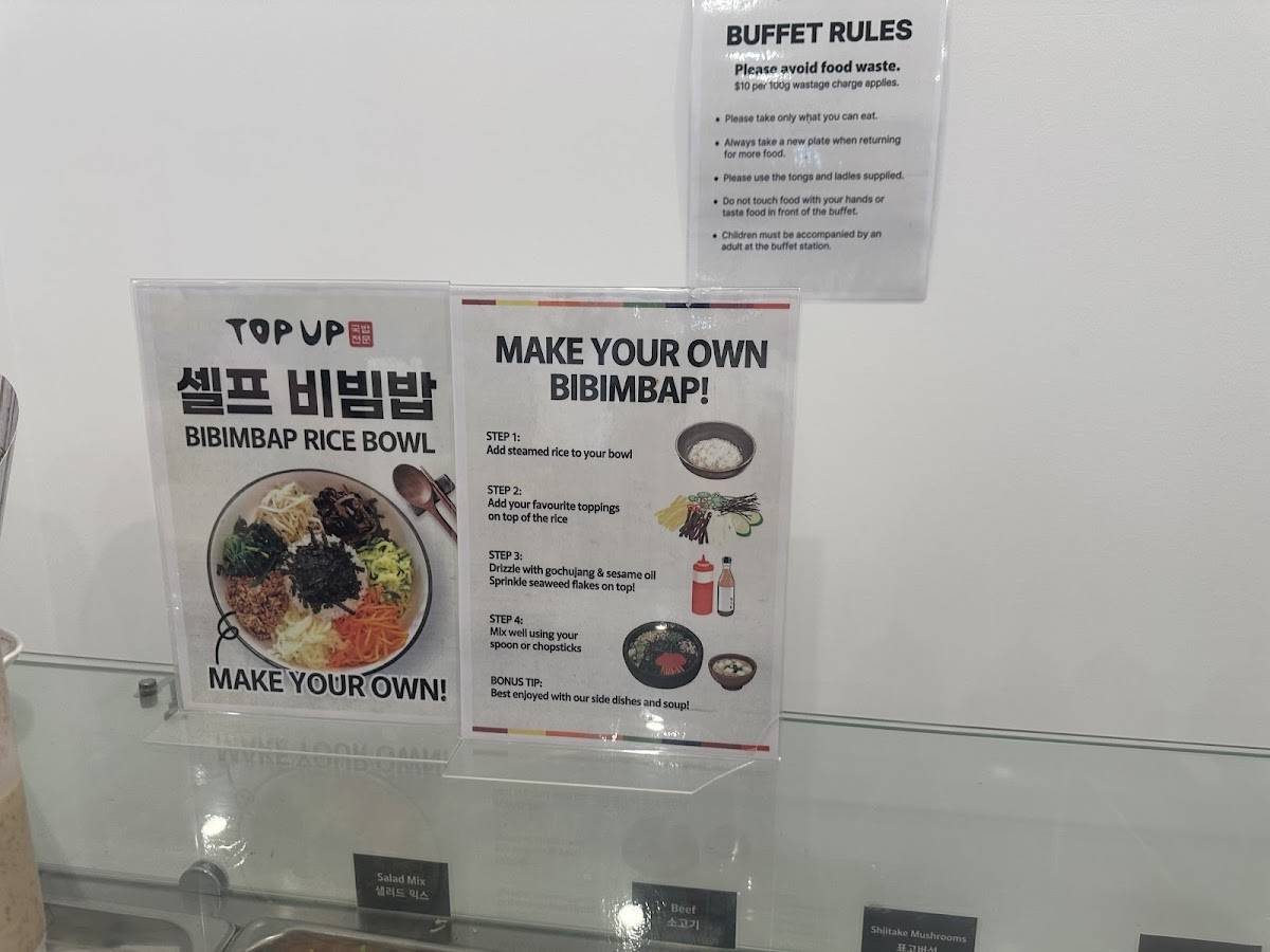 Top Up Korean Buffet - Inala меню