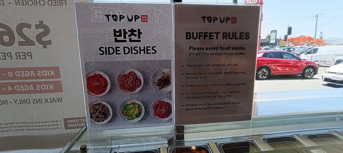 Top Up Korean Buffet - Inala меню