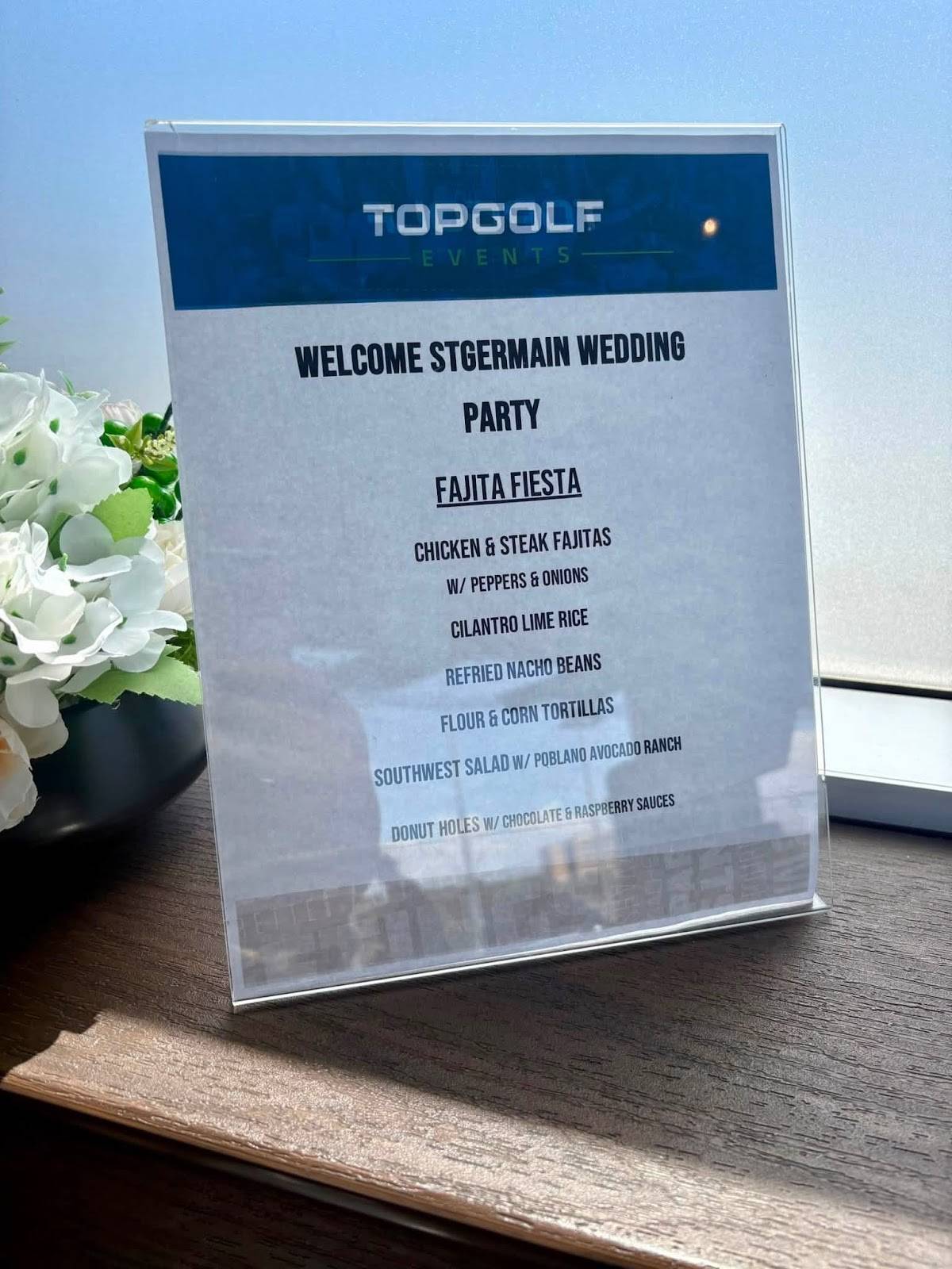 Topgolf Centennial меню