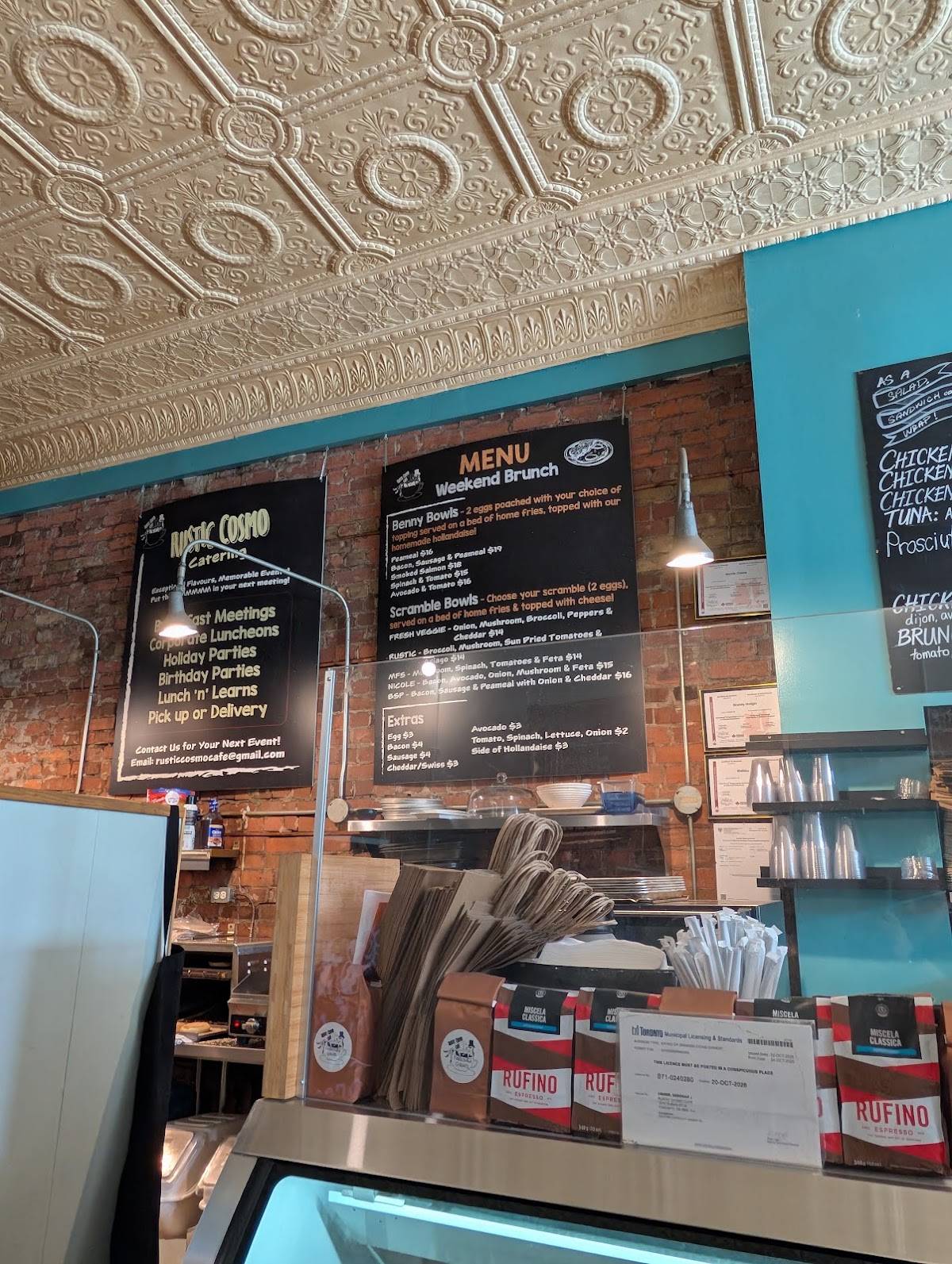 Rustic Cosmo Cafe меню