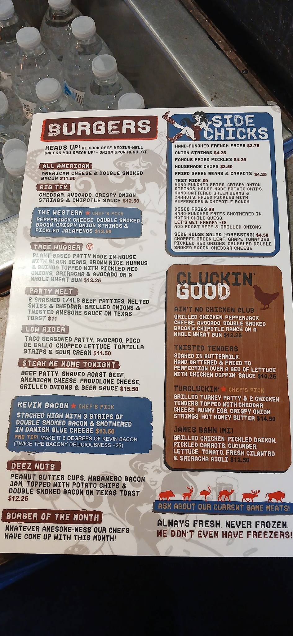 Twisted Root Burger Co. меню