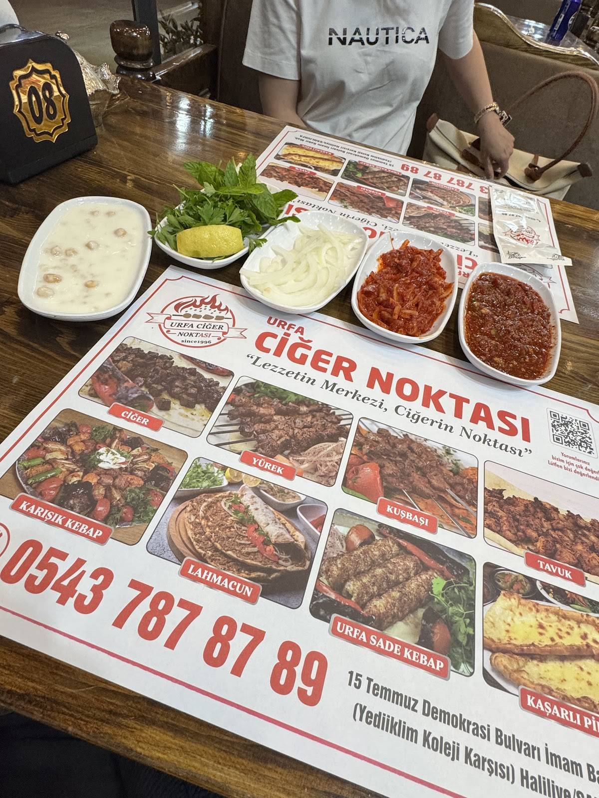 URFA CİĞER NOKTASI меню
