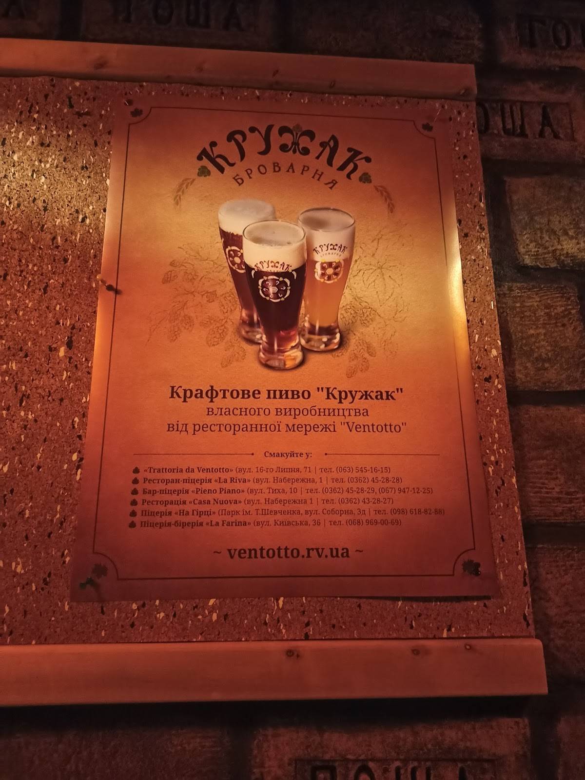 Trattoria da Ventotto меню
