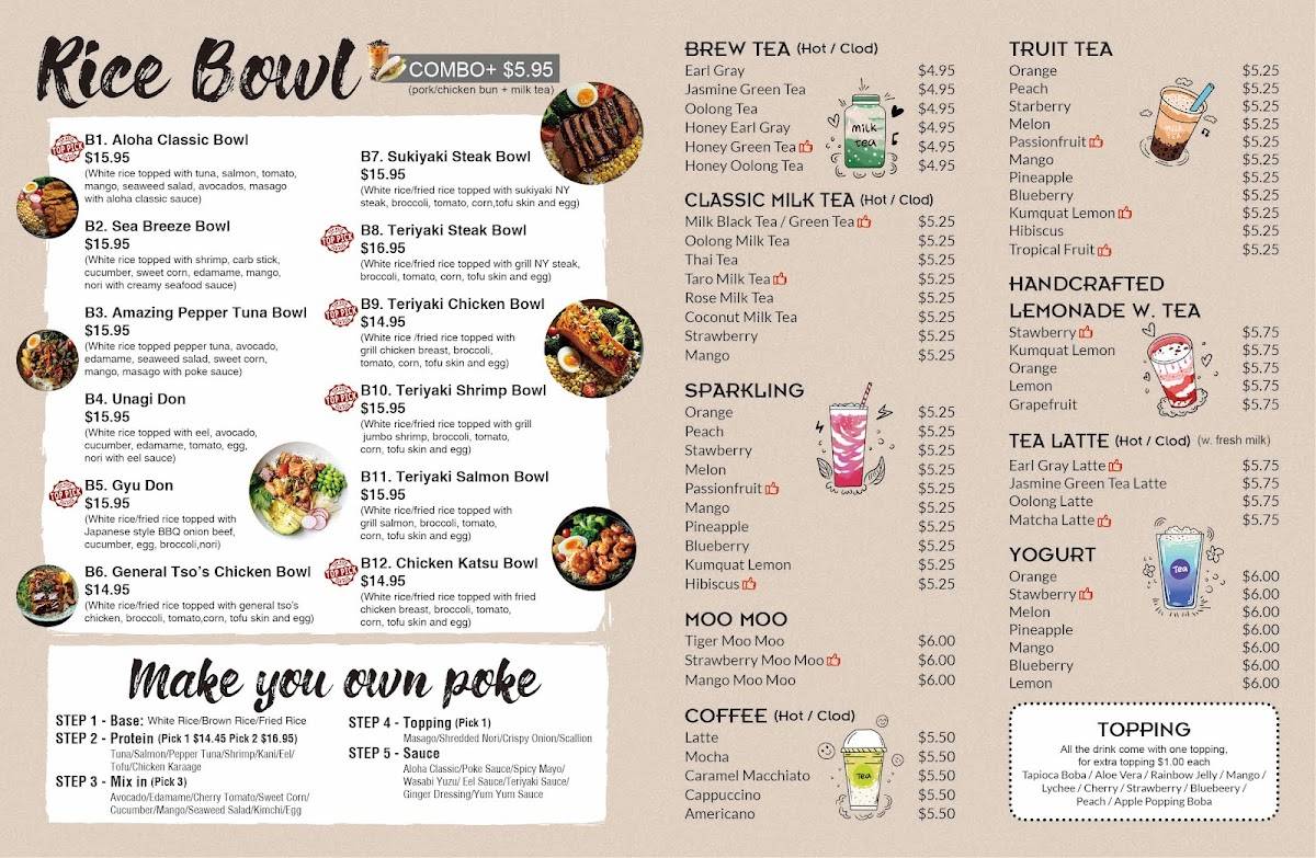 WaFu Ramen & Rice Bowls меню