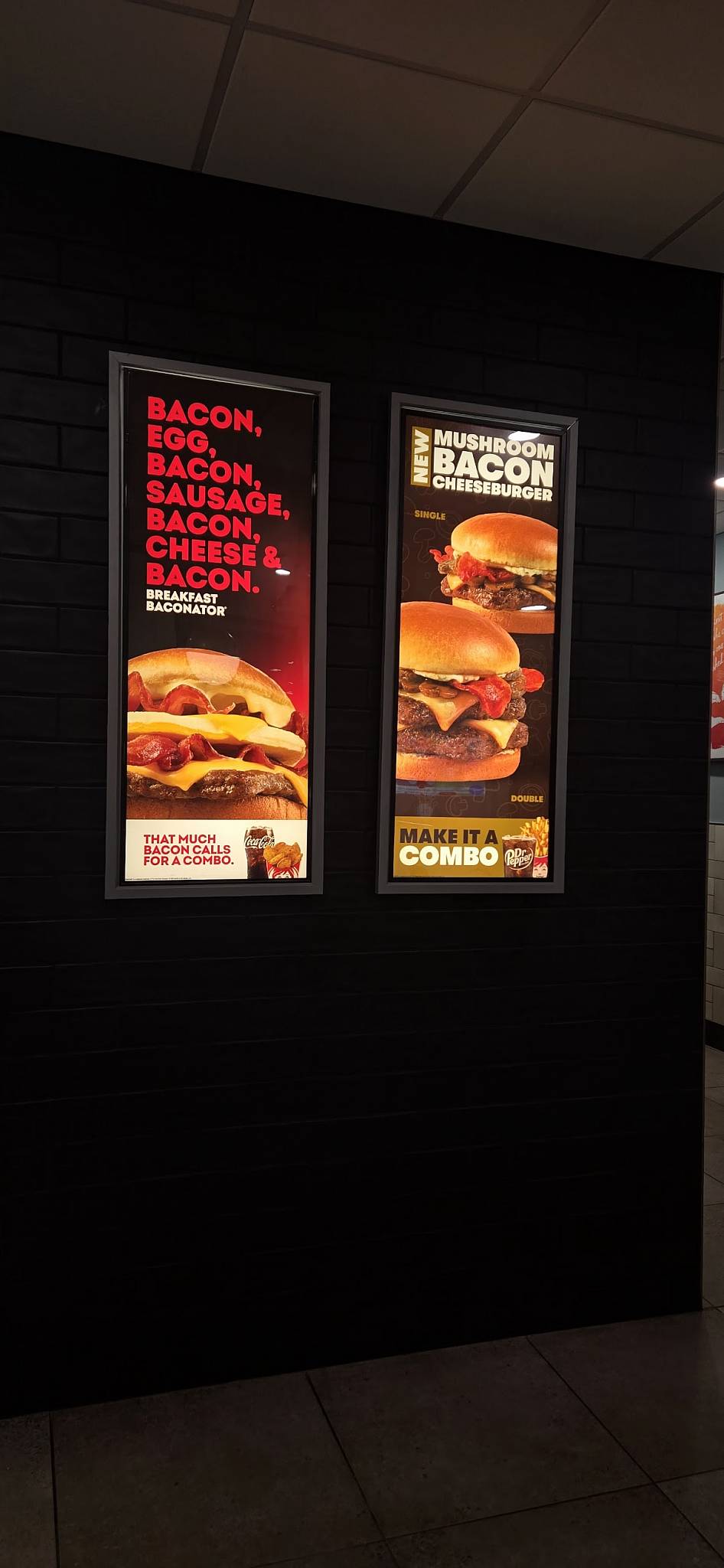 Wendy's меню