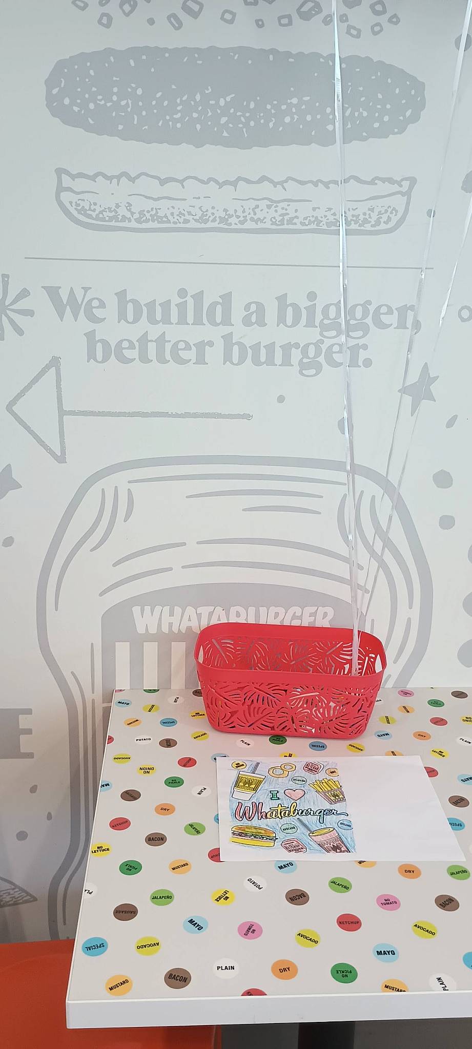 Whataburger меню