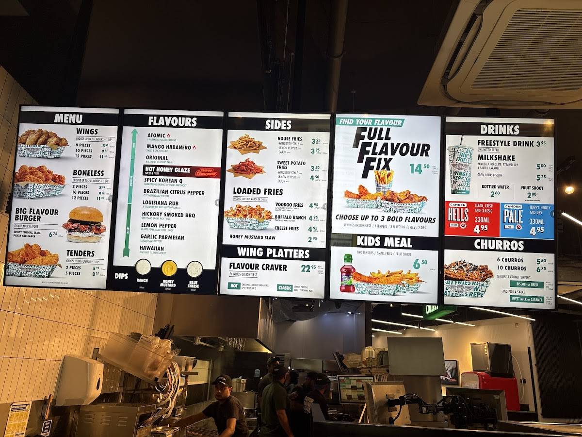 Wingstop Dalston меню