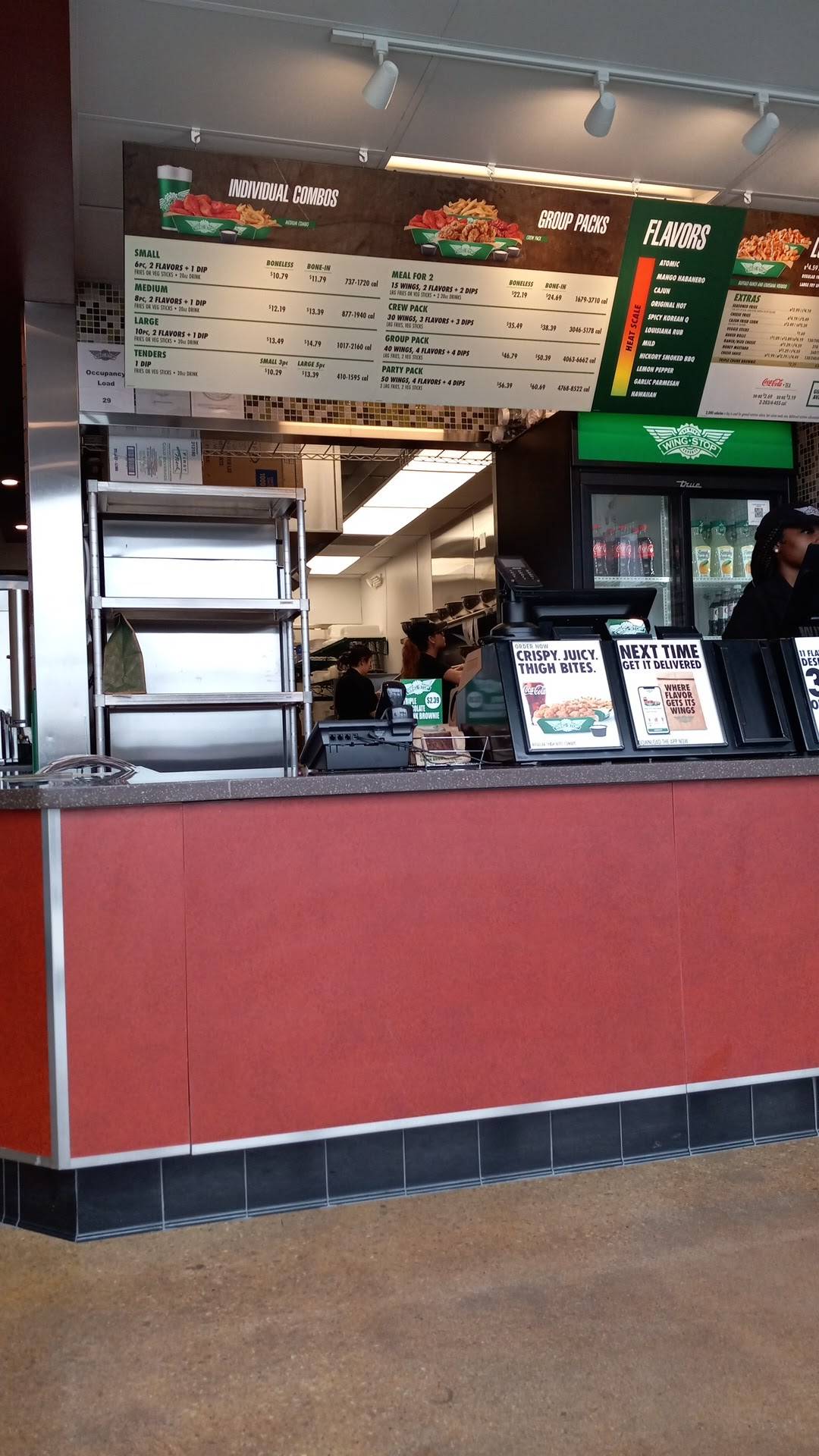 Wingstop меню