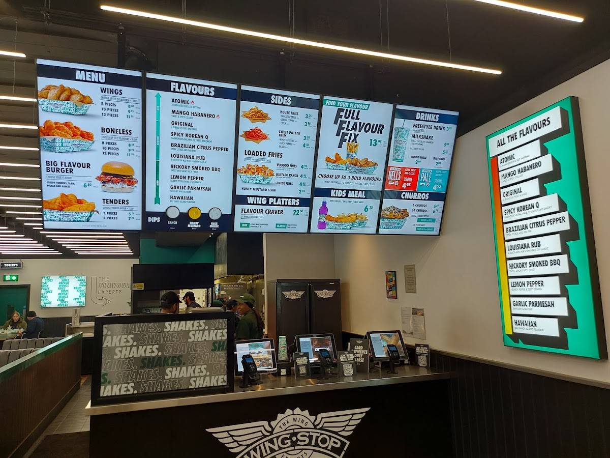 Wingstop Newcastle Metrocentre меню