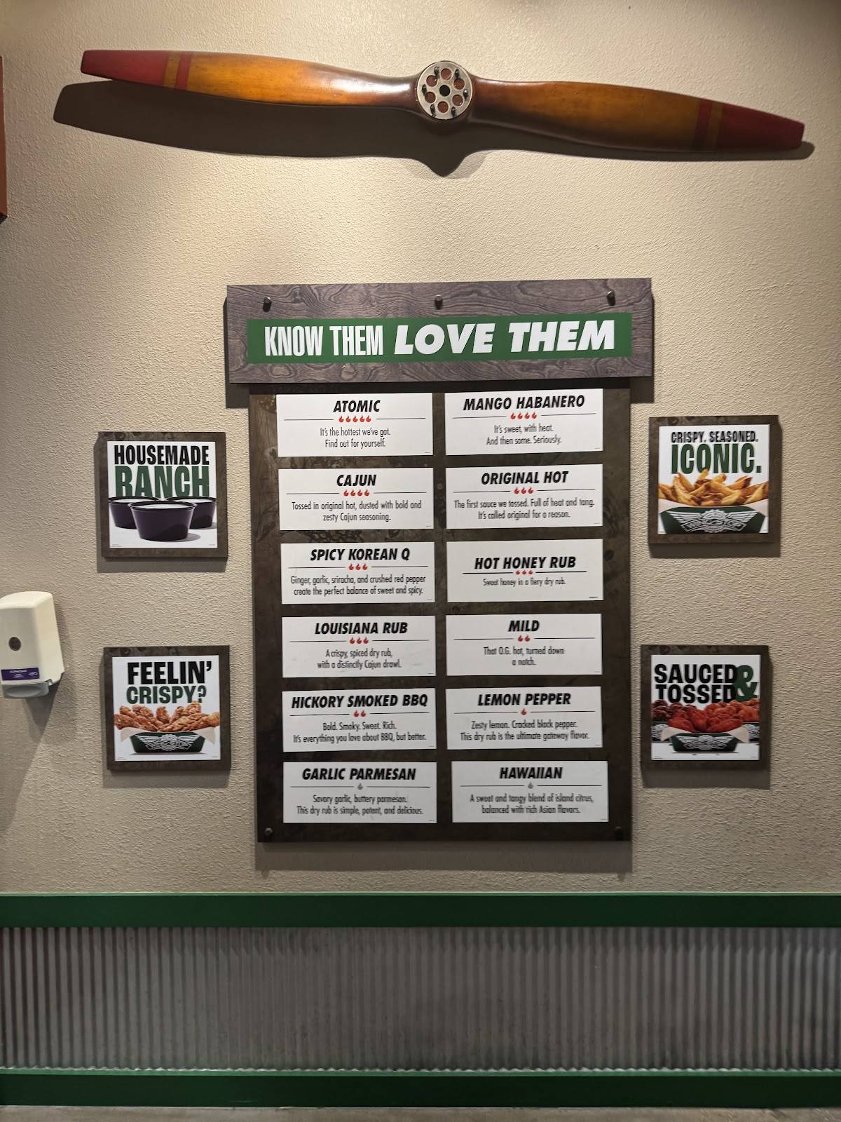 Wingstop меню
