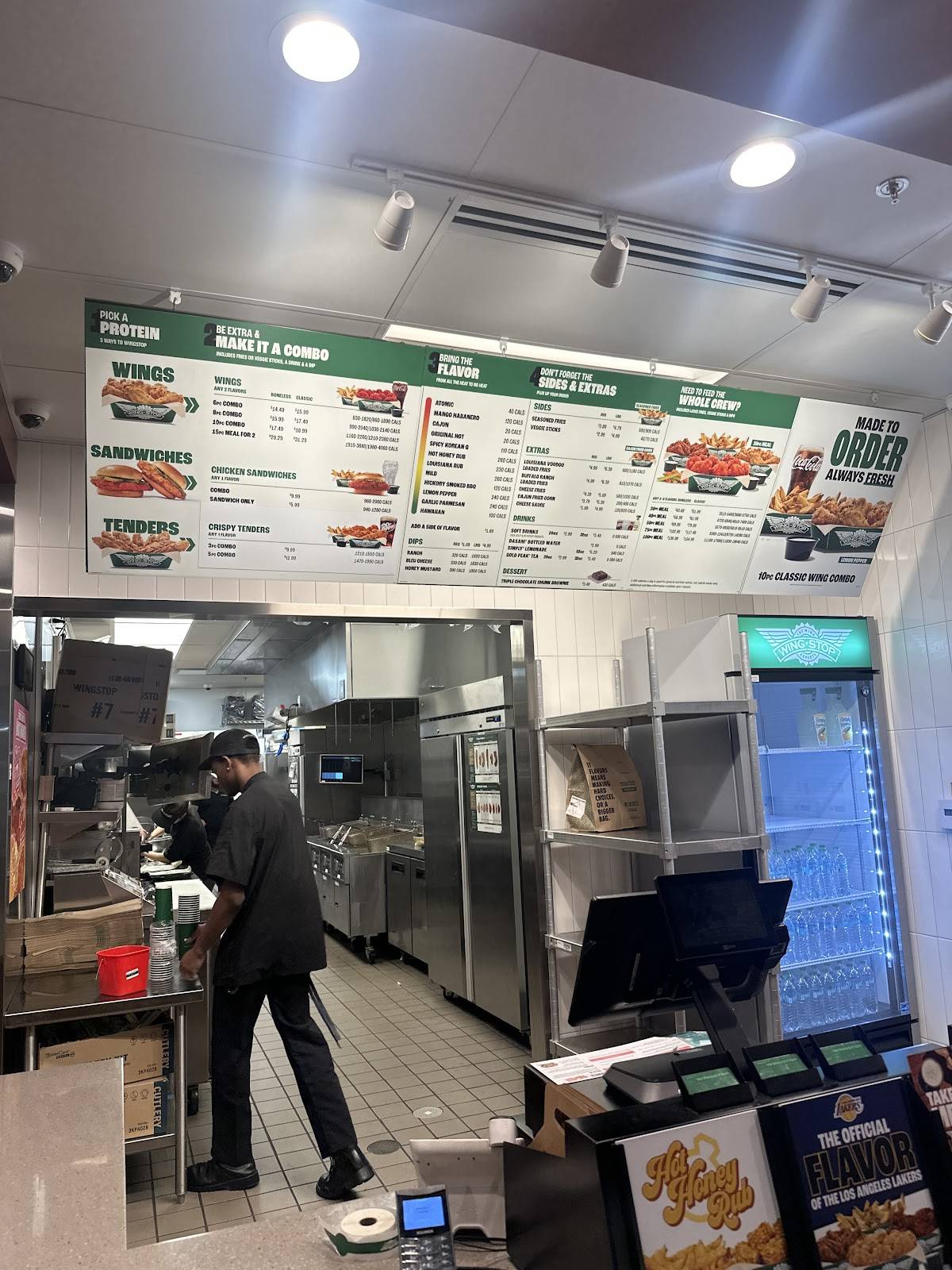 Wingstop меню