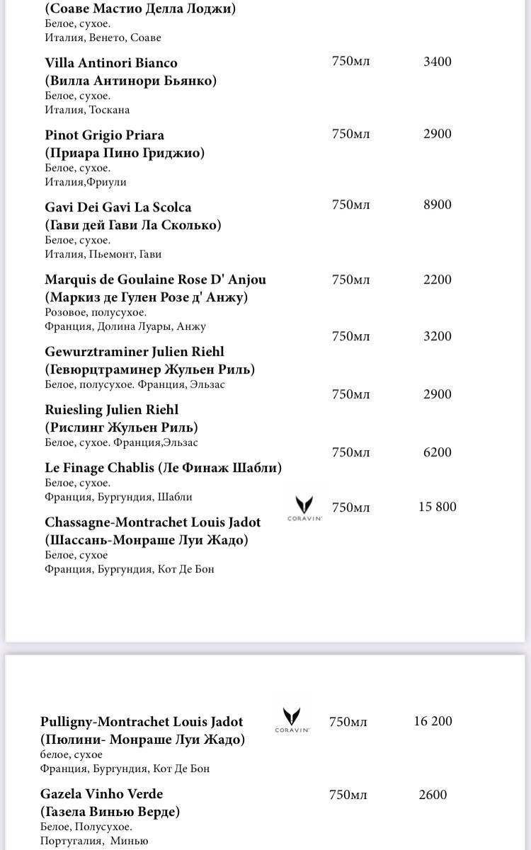 Ptizza Bar меню