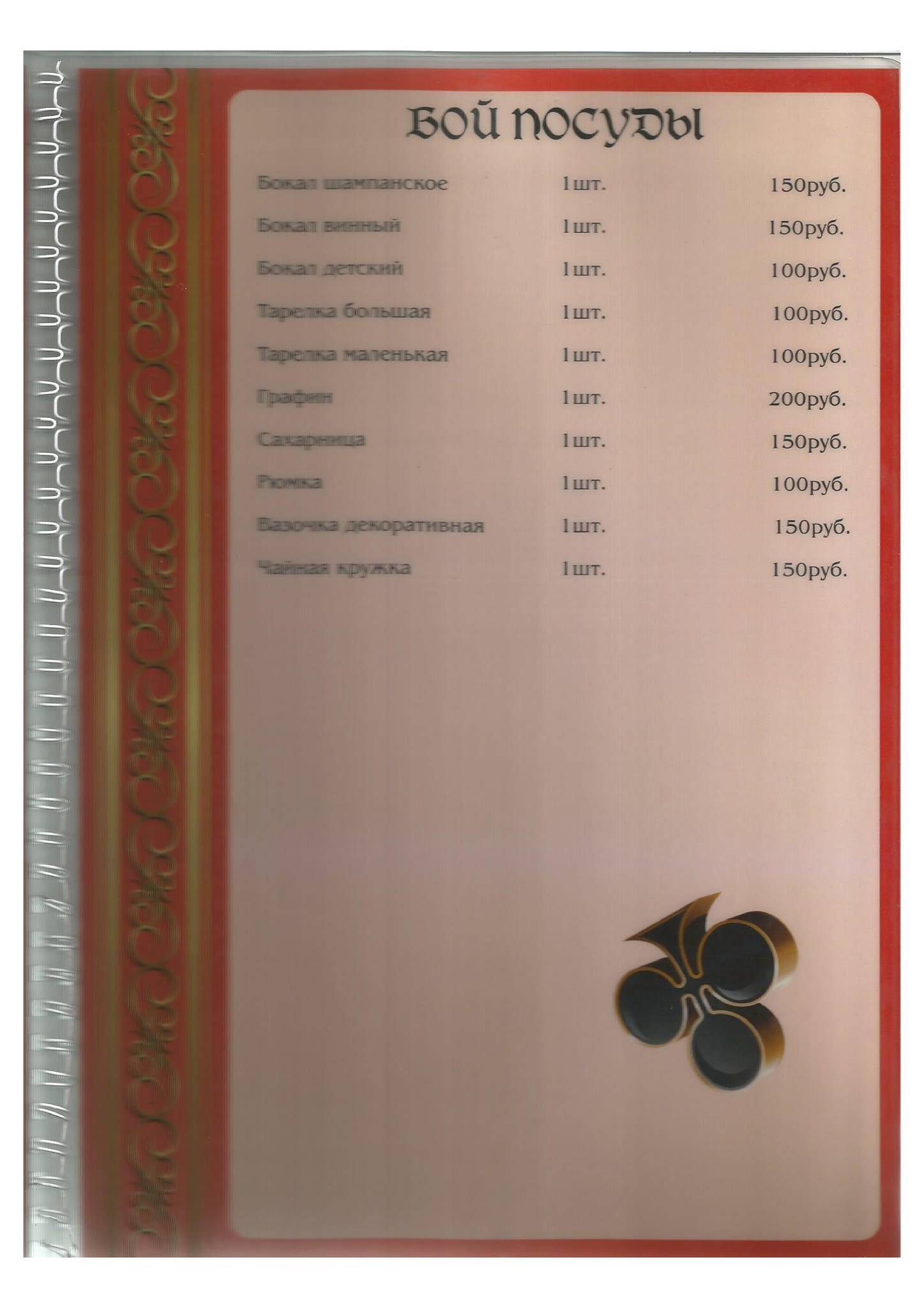 Зазеркалье меню