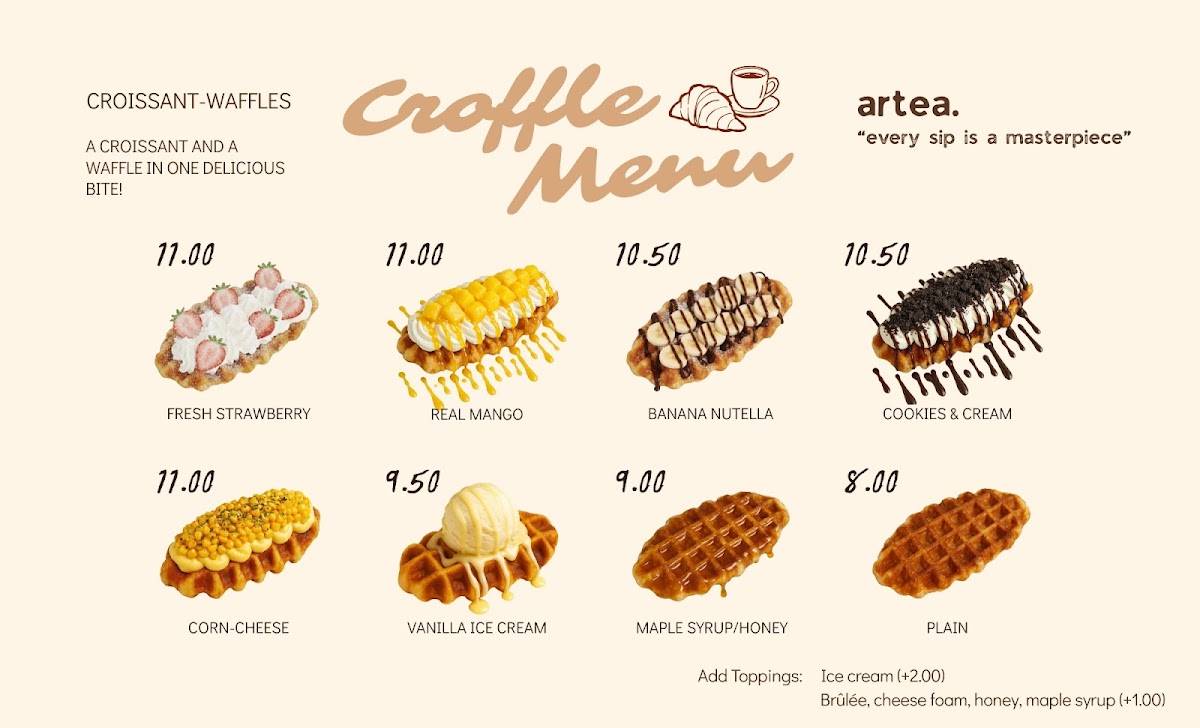 artea. меню