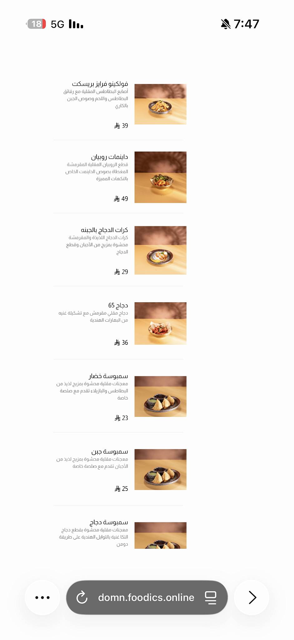 دومن Domn меню