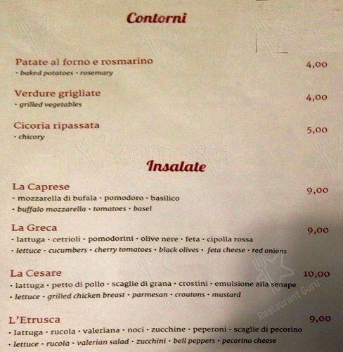 Rigatoni Cafe' меню