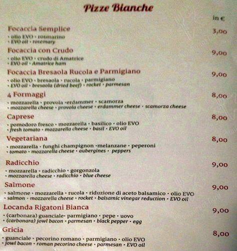 Rigatoni Cafe' меню