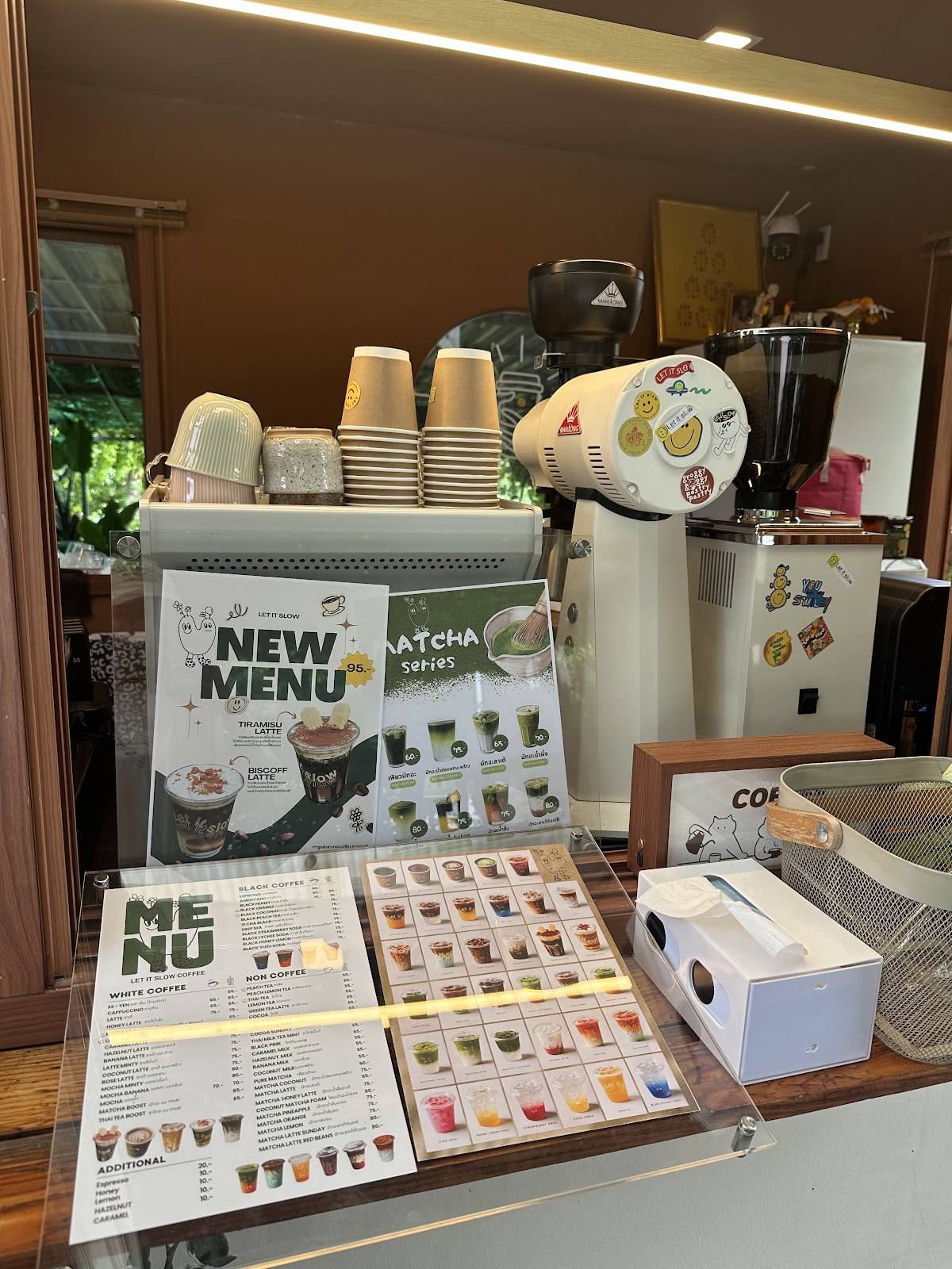 let it slow COFFEE ROASTER меню