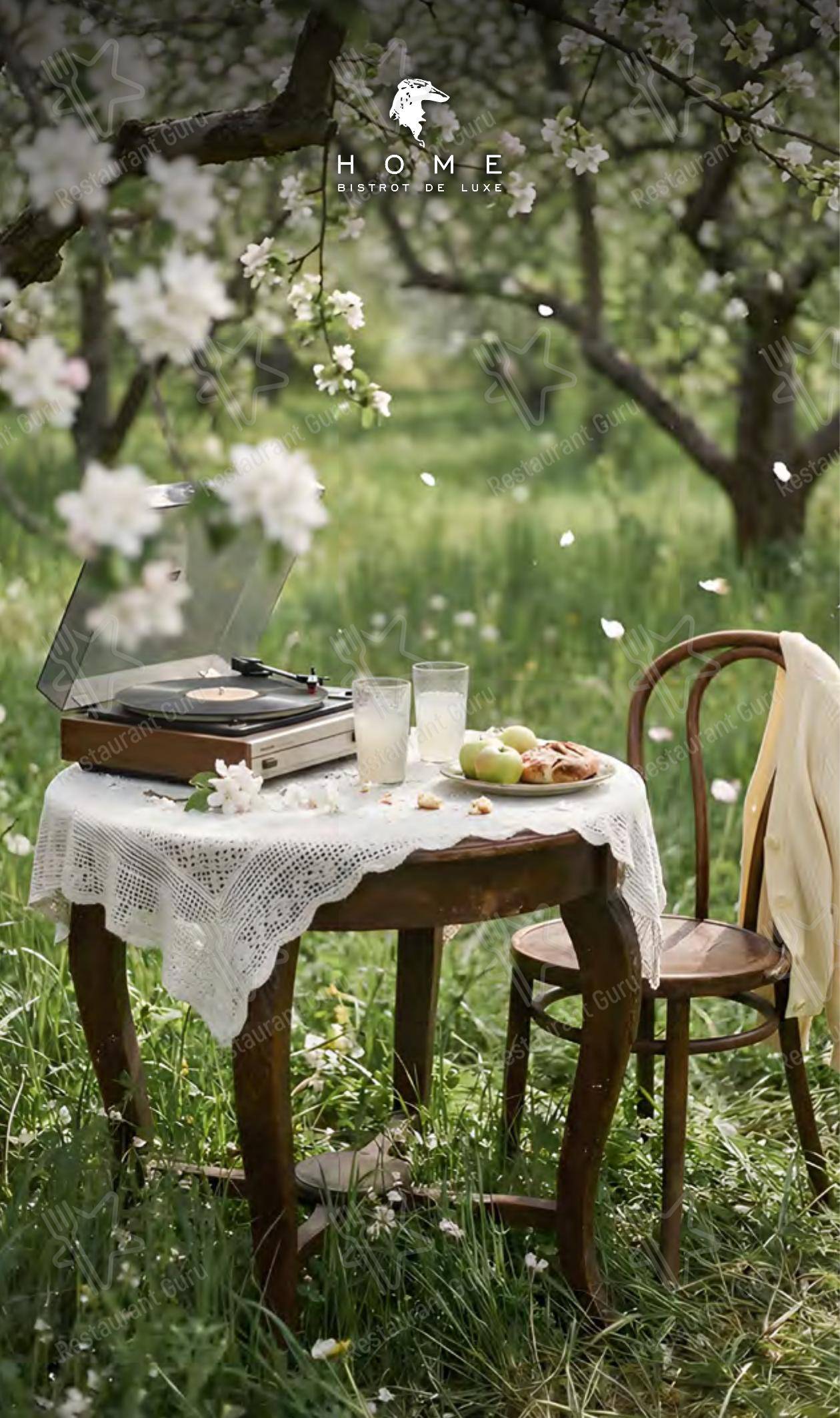 Коктейльная карта ресторана Bistrot De Luxe Home