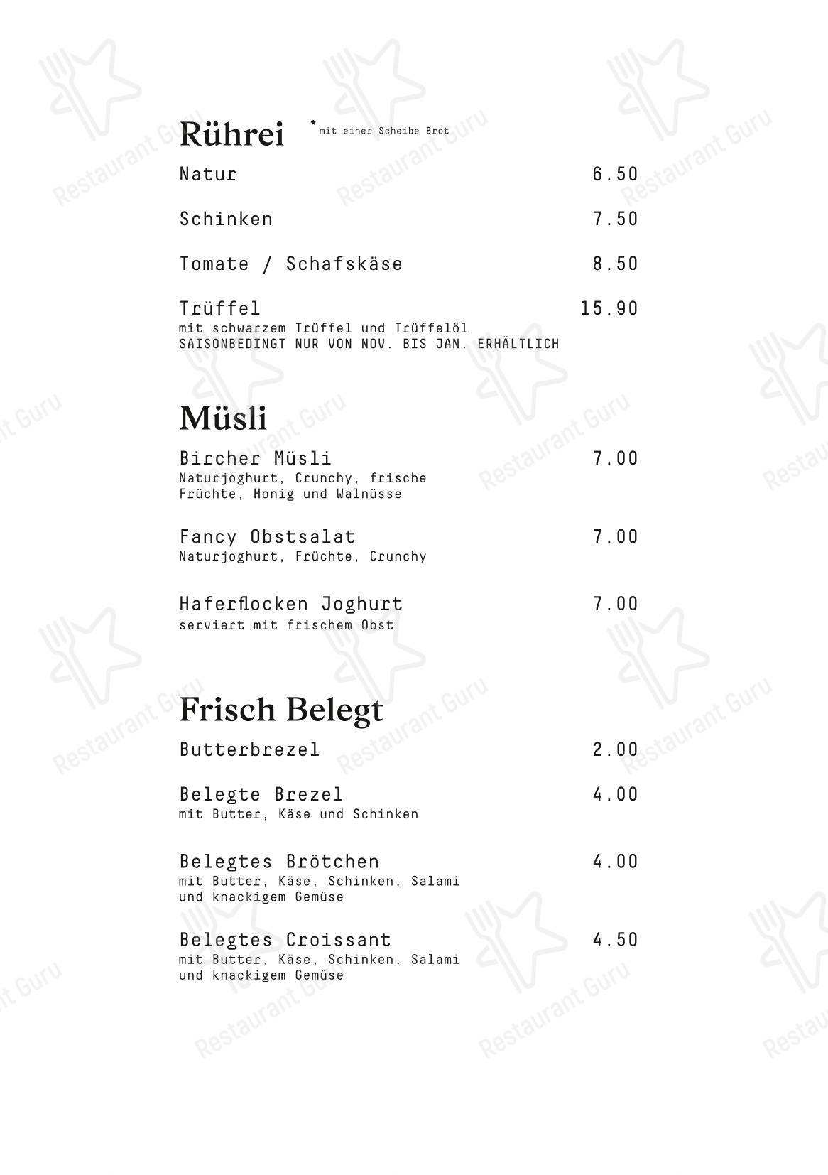 Coffee Fancy в Бакнанге - Меню
