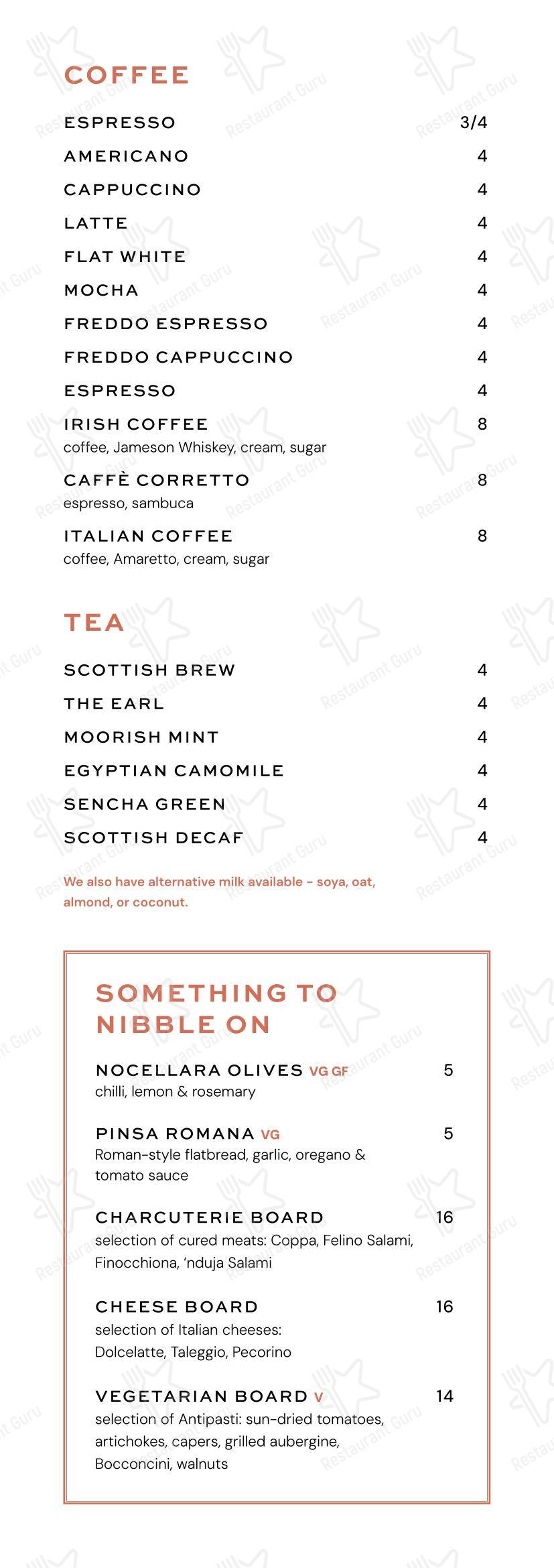 Eve Edinburgh в Эдинбурге - Boronia Catering Menu Pack