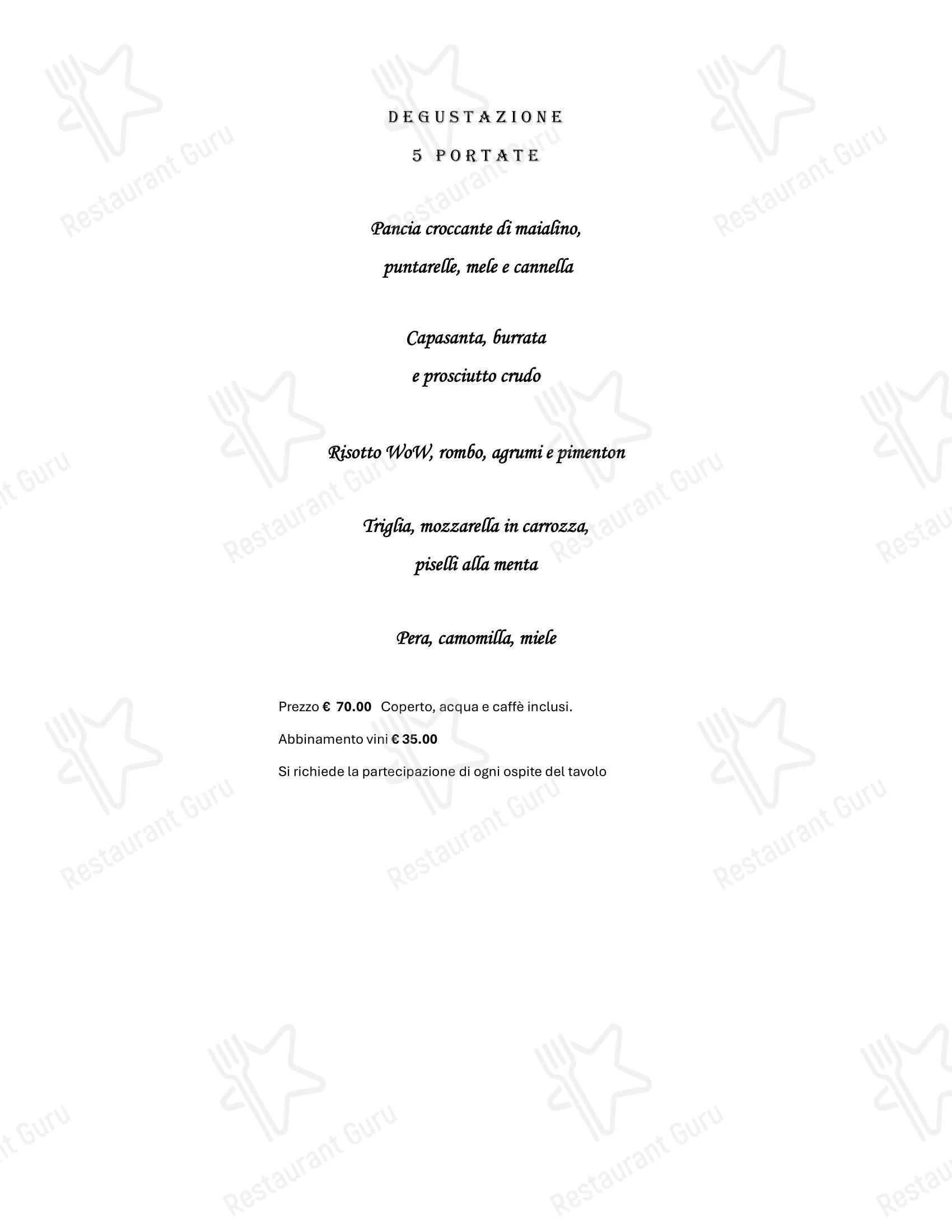 Меню ресторана Gravitas Ristorante - Коктейльная карта