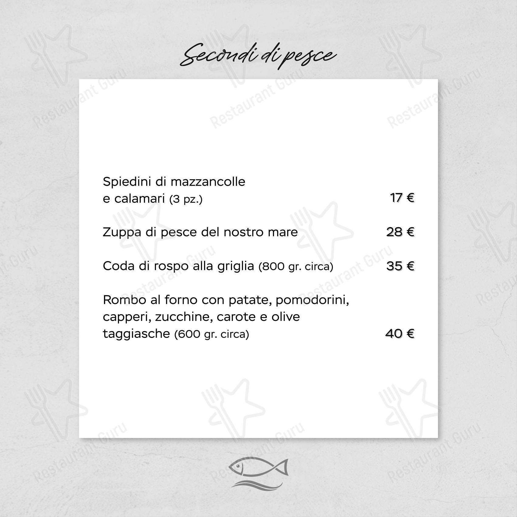菜单 ресторана Ristorante Al Moccolo