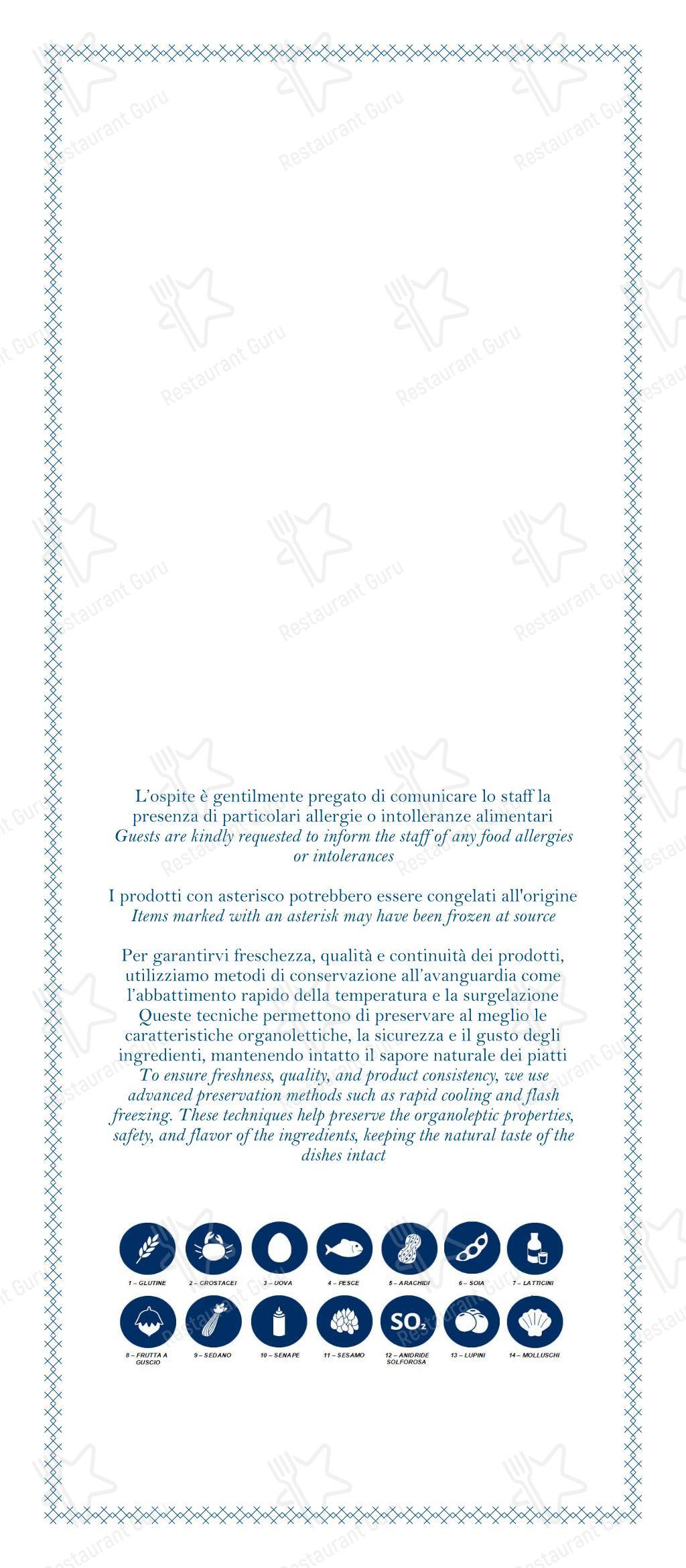 Меню ресторана Ristorante L'Antica Cartiera - 菜单