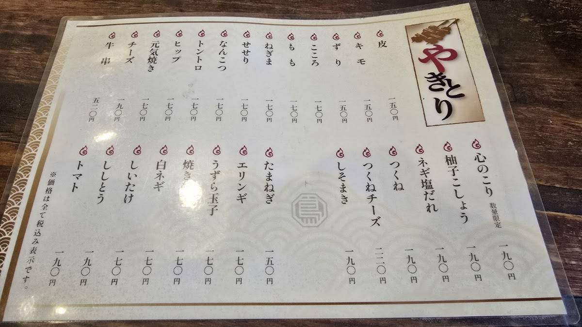 不知火 меню