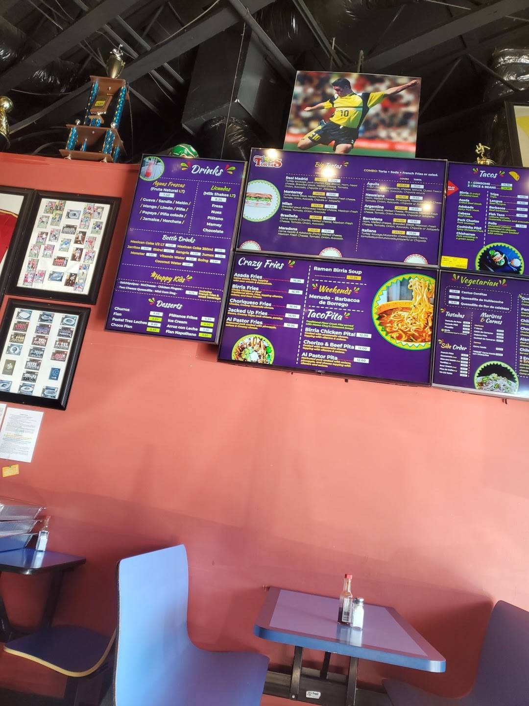Aca Las Tortas Bothell меню
