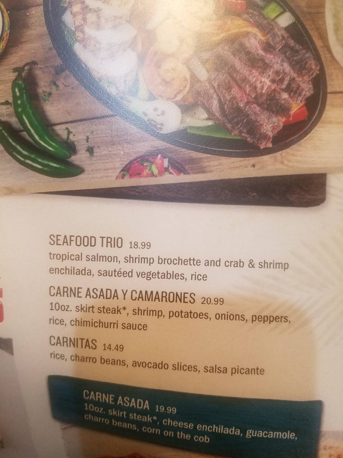 Acapulco меню