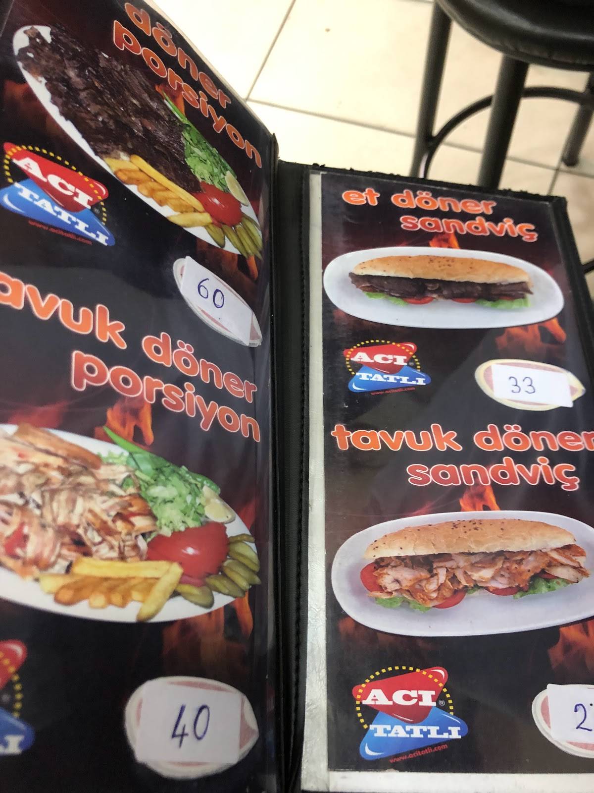 Aci Tatli меню