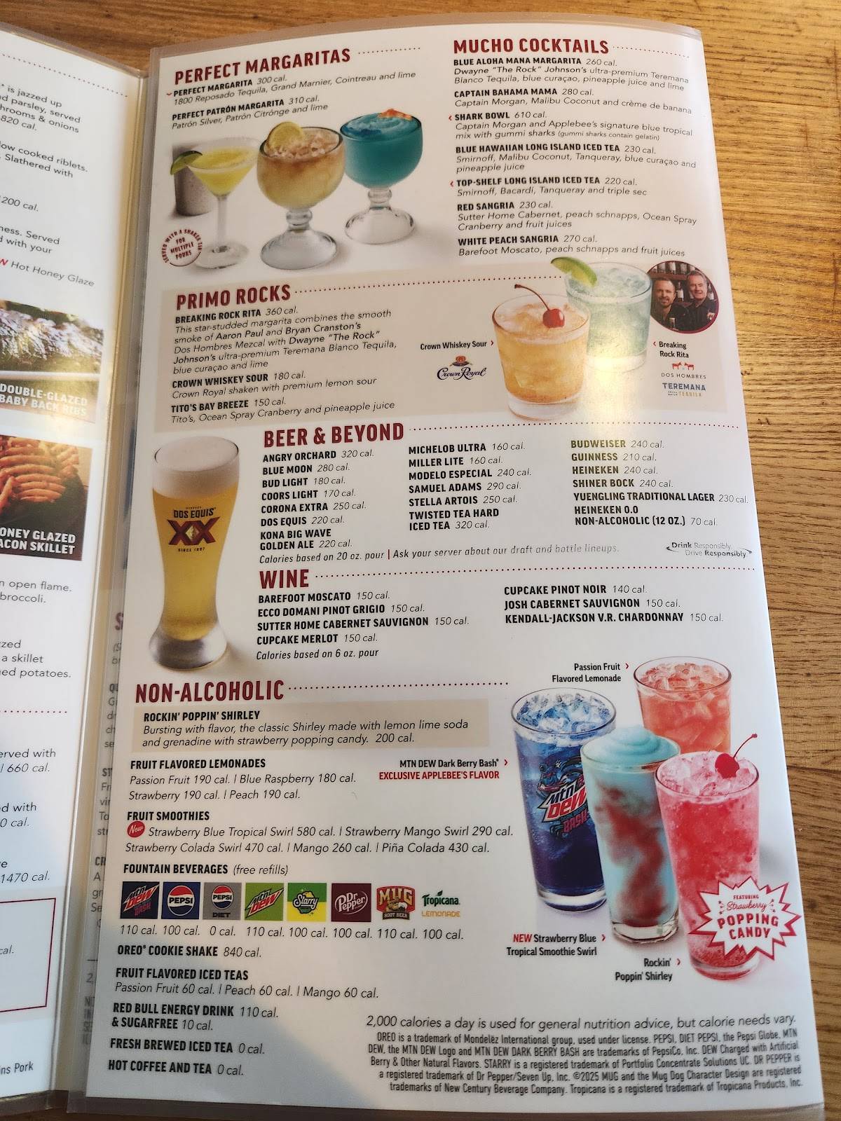 Applebee's Grill + Bar меню