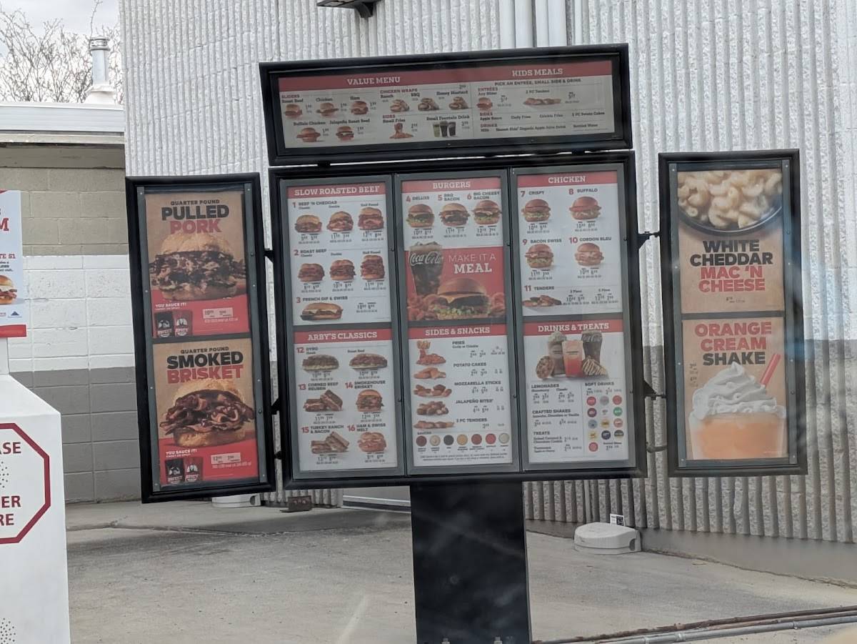 Arby's меню