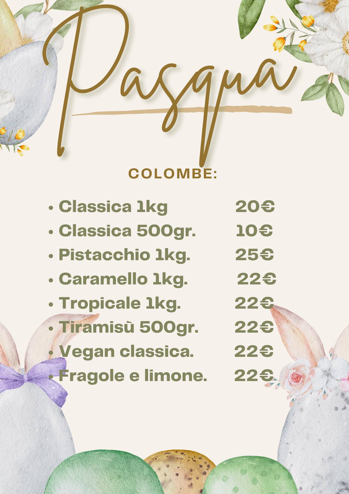 Bar Pasticceria Bianca меню