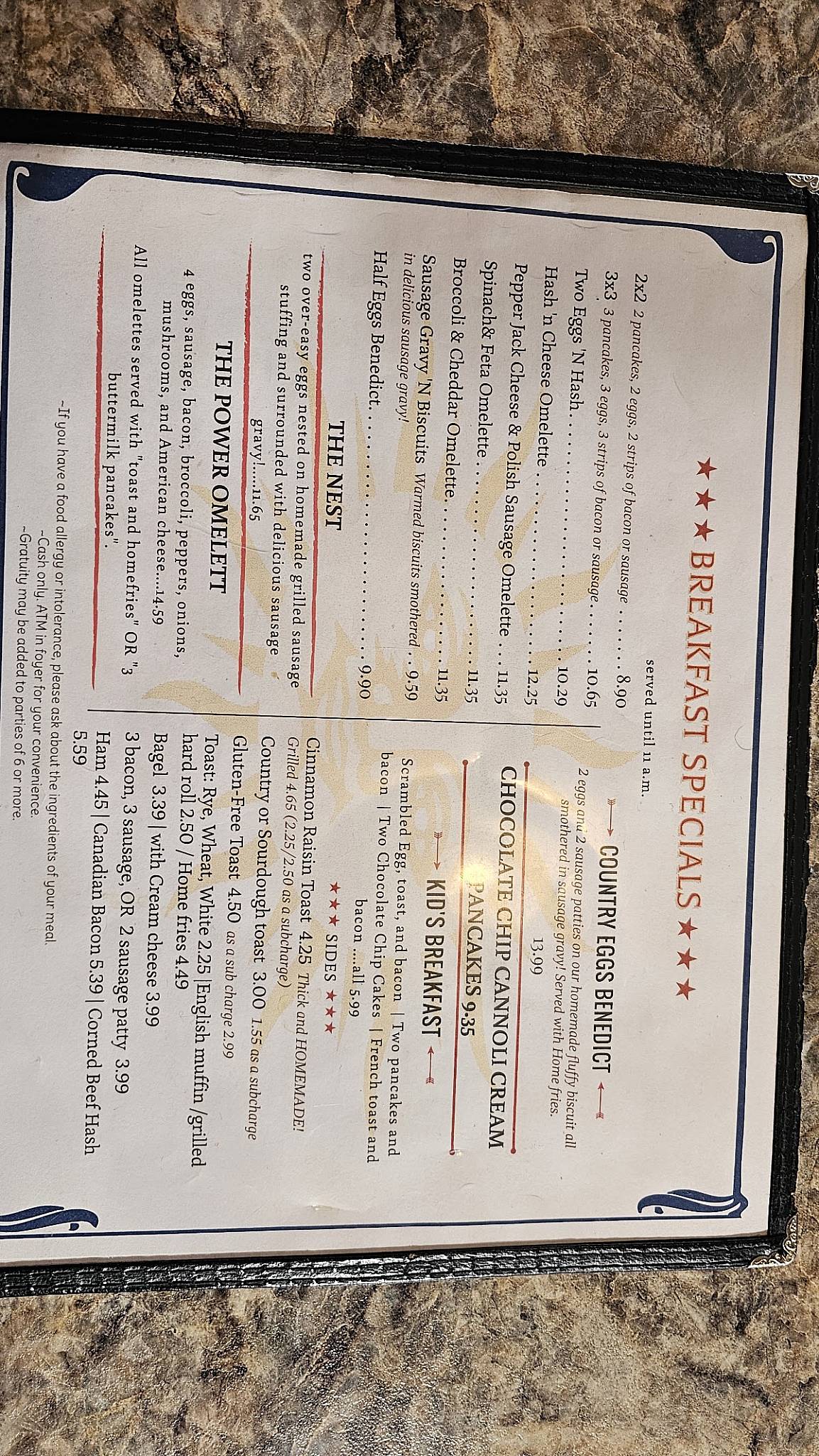 Blue Ribbon Smokehouse Restaurant & Bakery меню