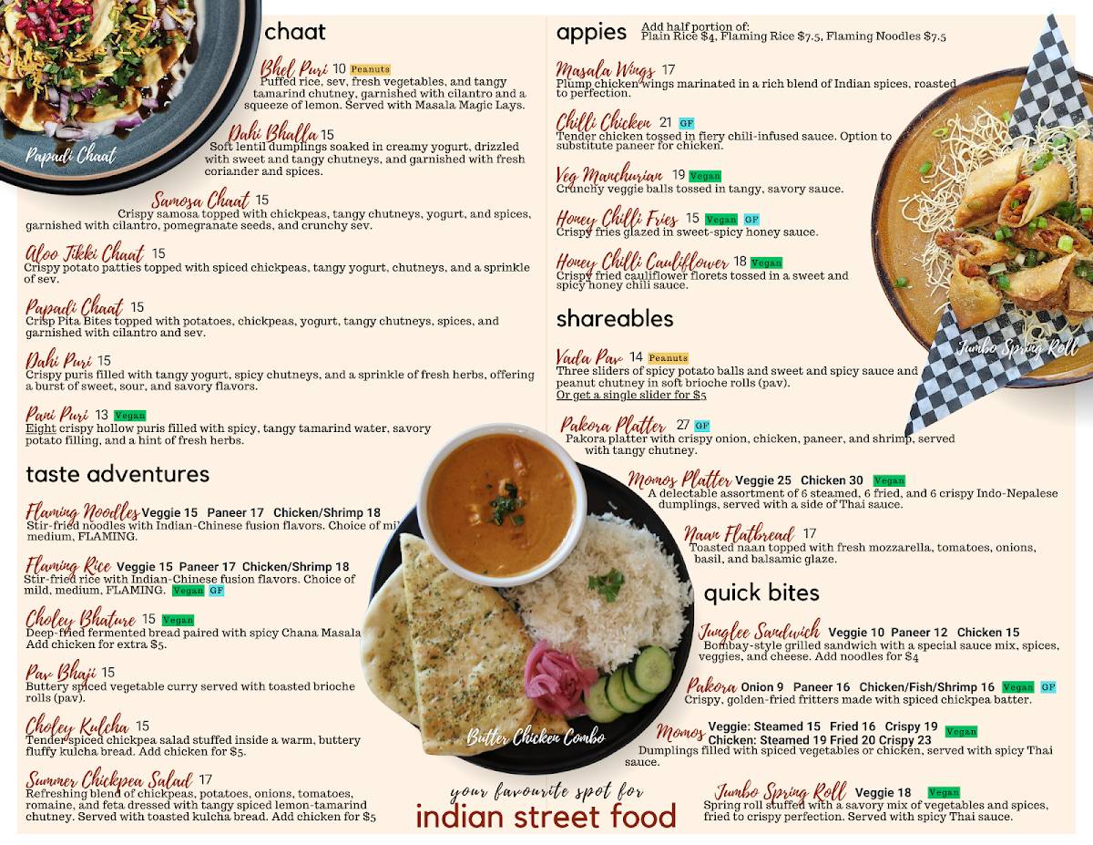 Break Time Indian Street Food меню