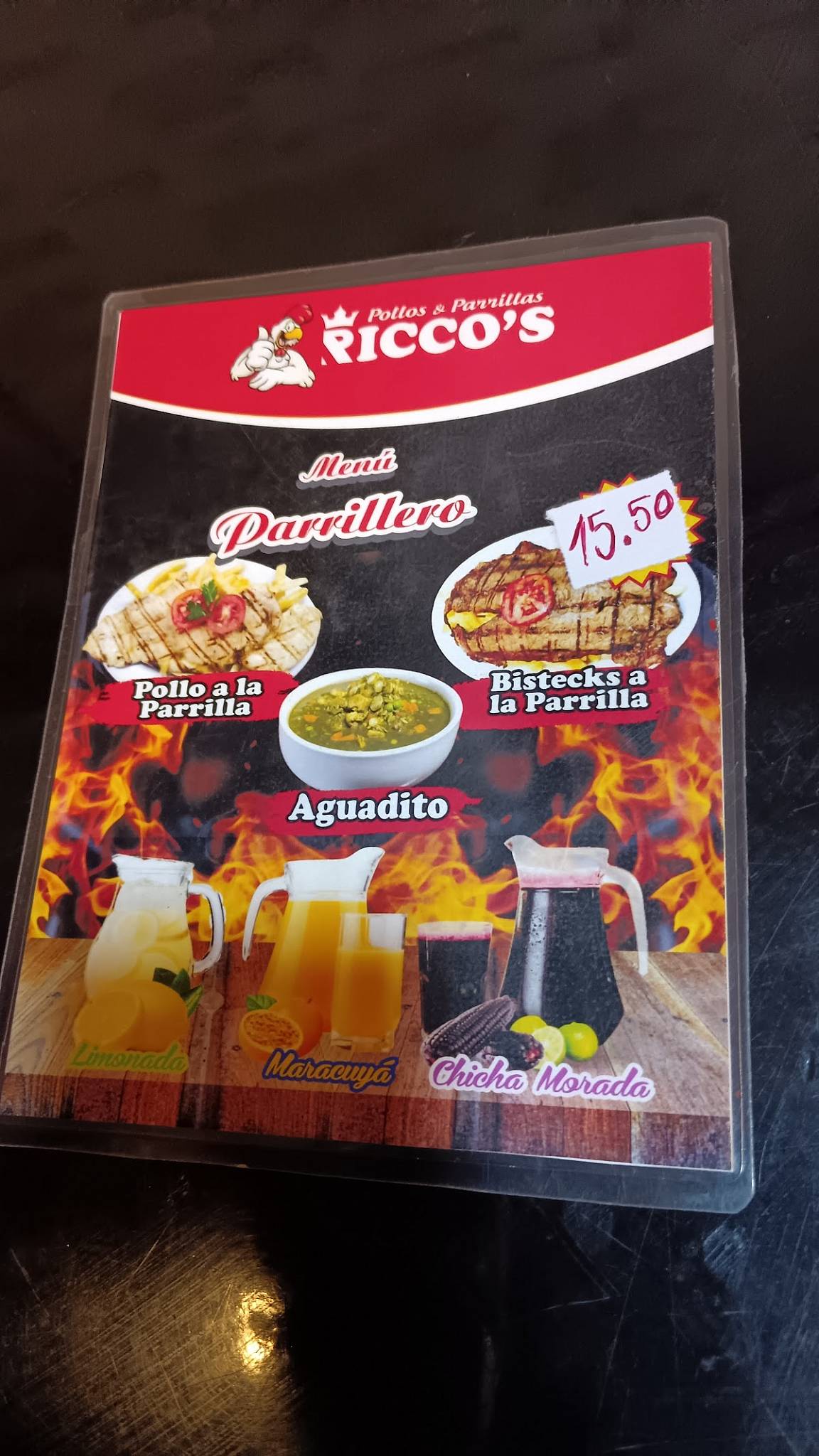 Pollos y Parrillas Ricco's - Breña меню