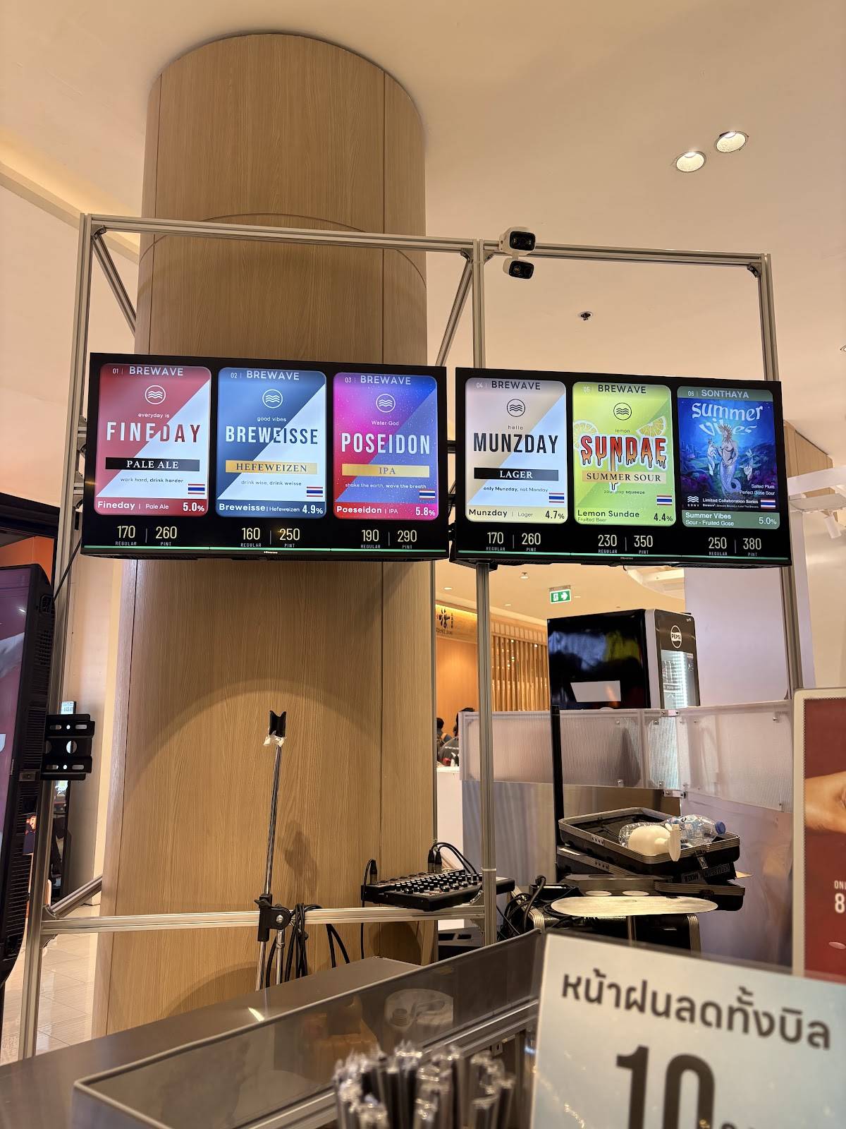 Brewave Future Park Rangsit 2FL. меню