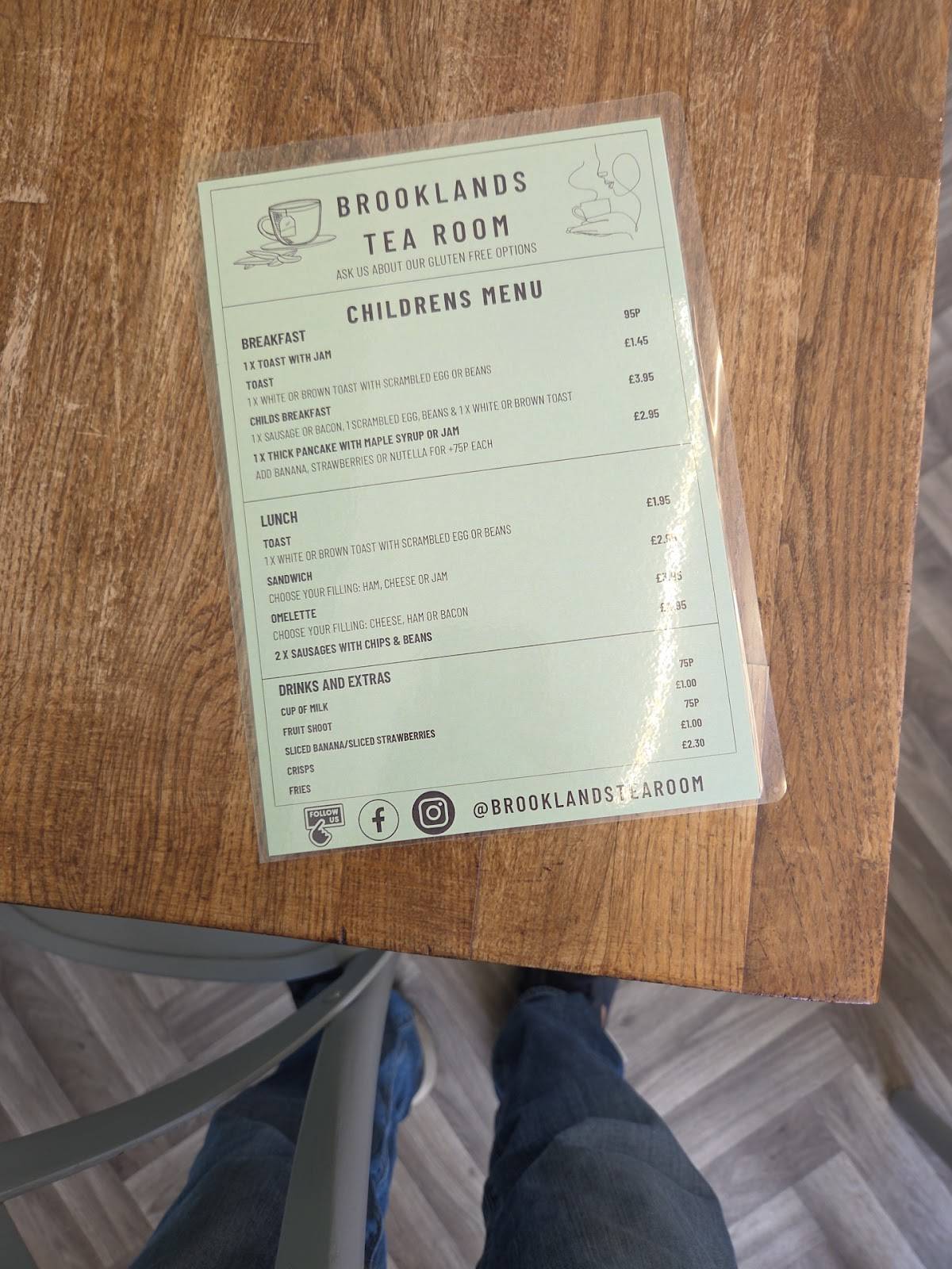 Brooklands tea room меню