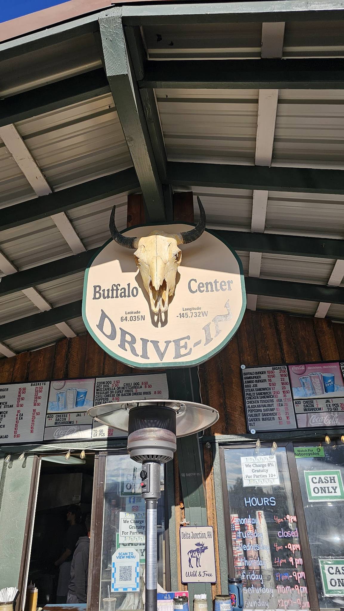 Buffalo Center Drive-In меню