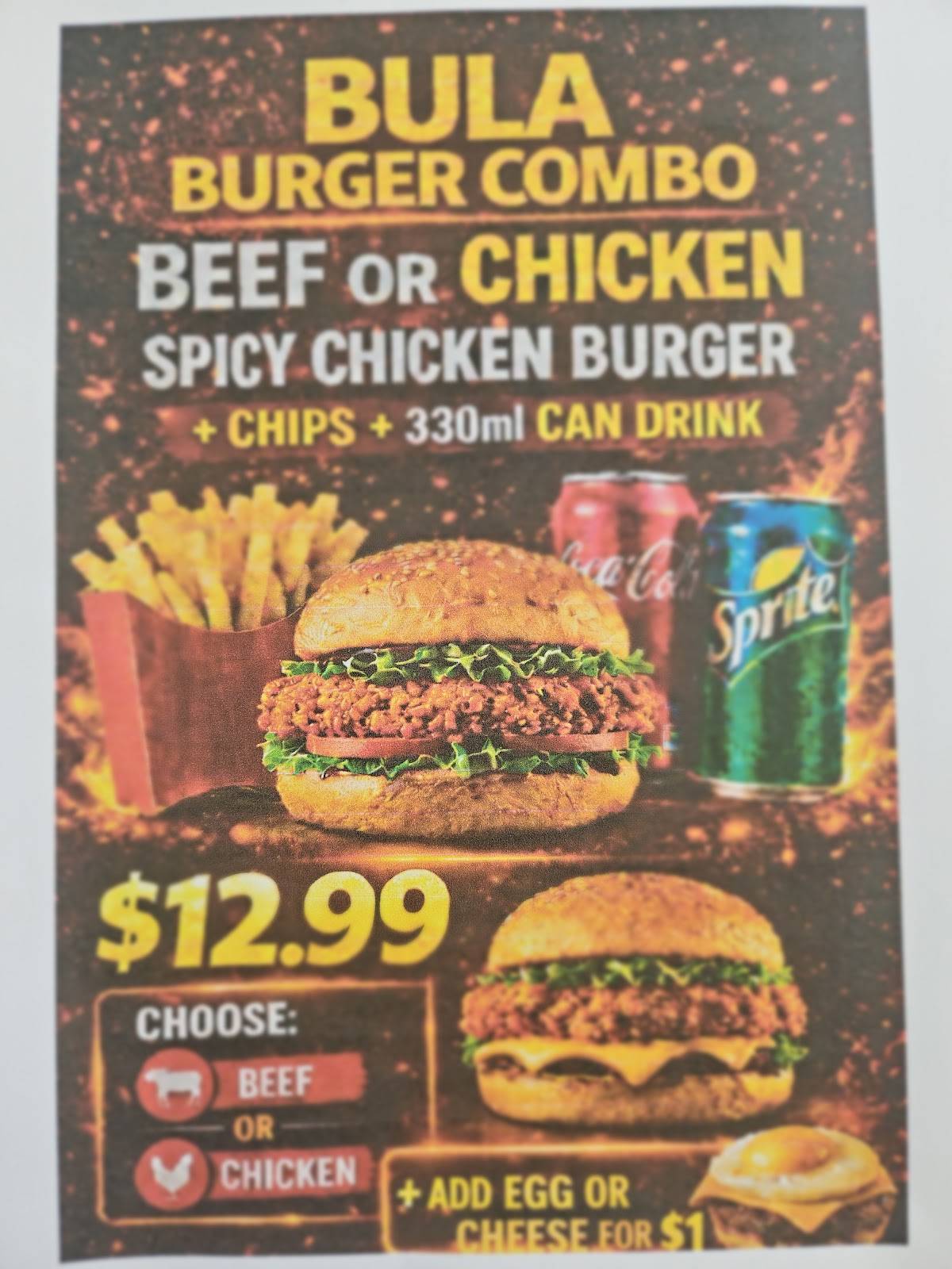 Bula Takeaways Rotorua меню