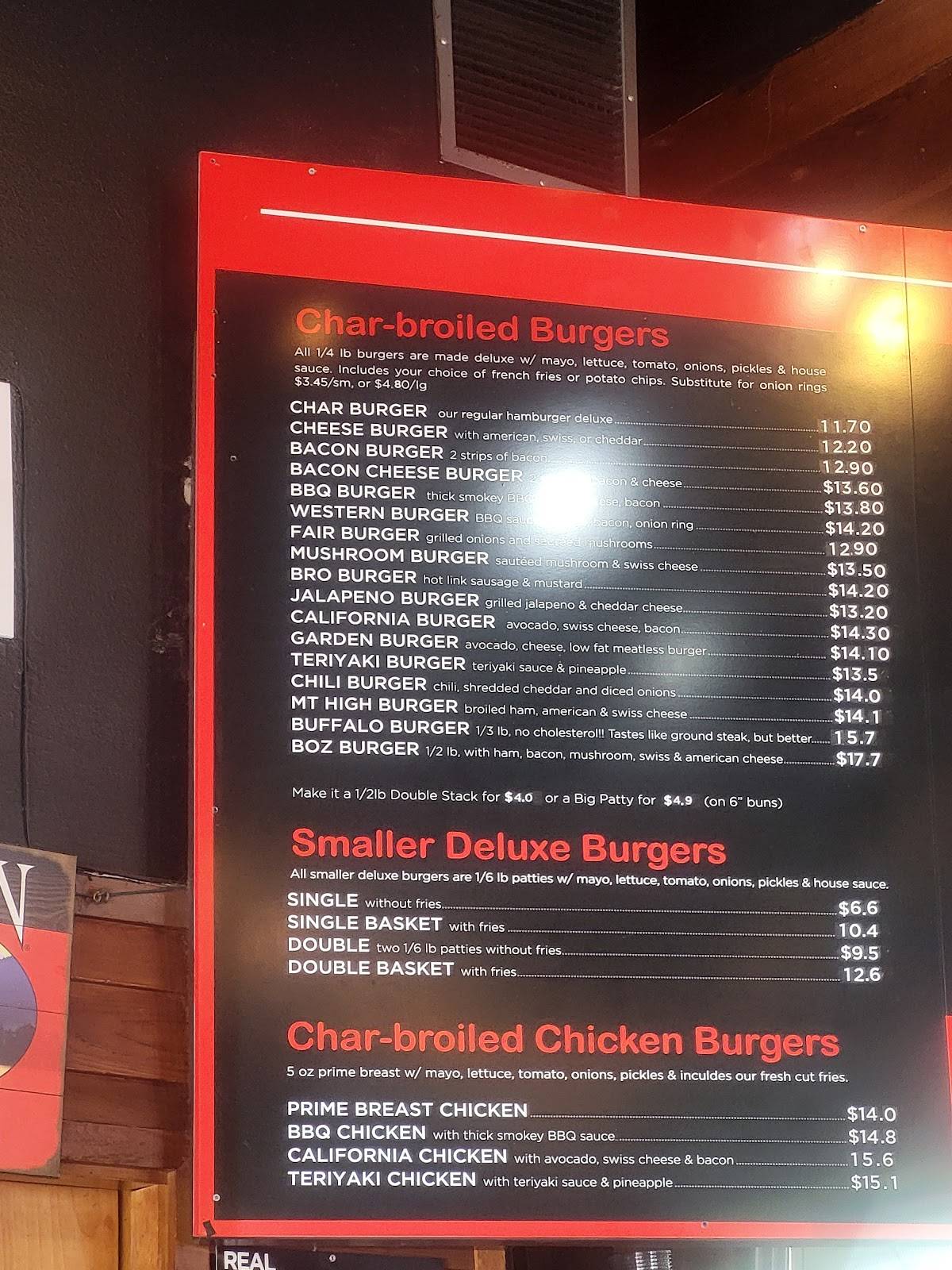 Burger Express меню