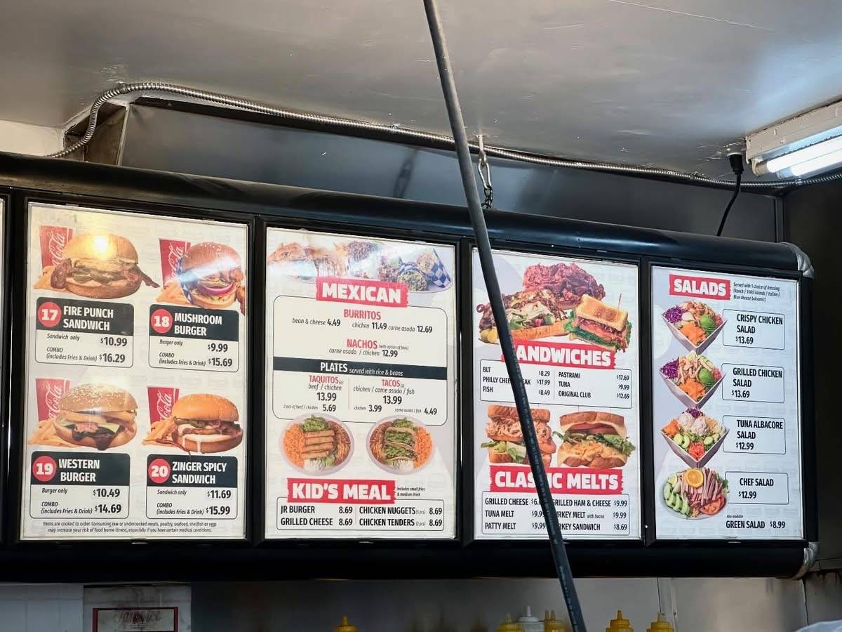 Burger Point меню