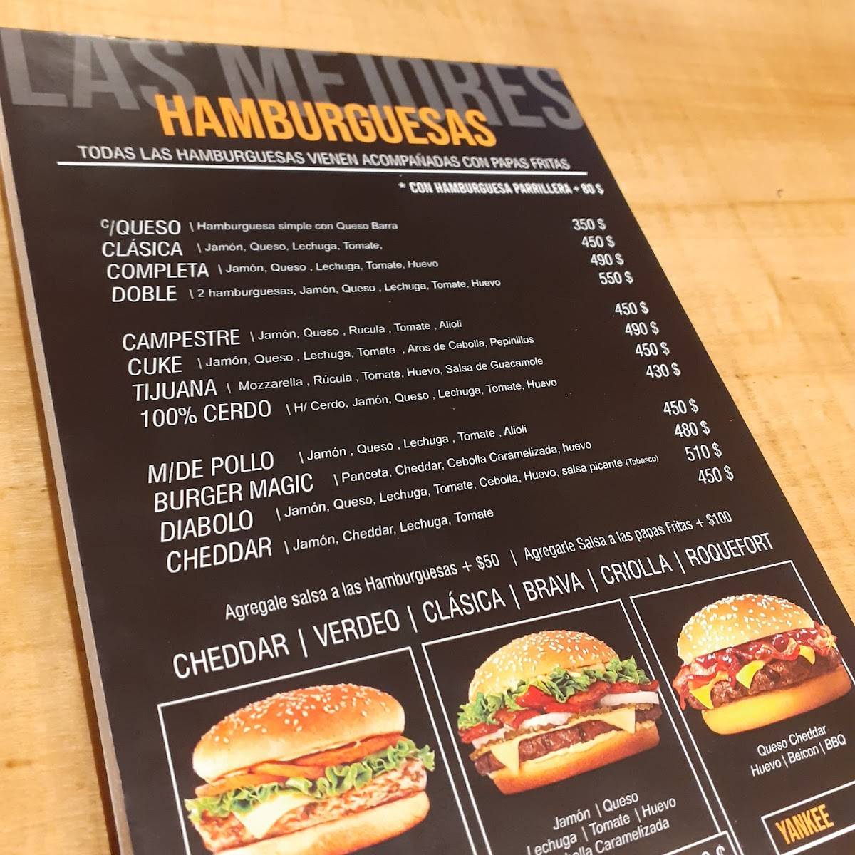 BurgerMAGIC меню