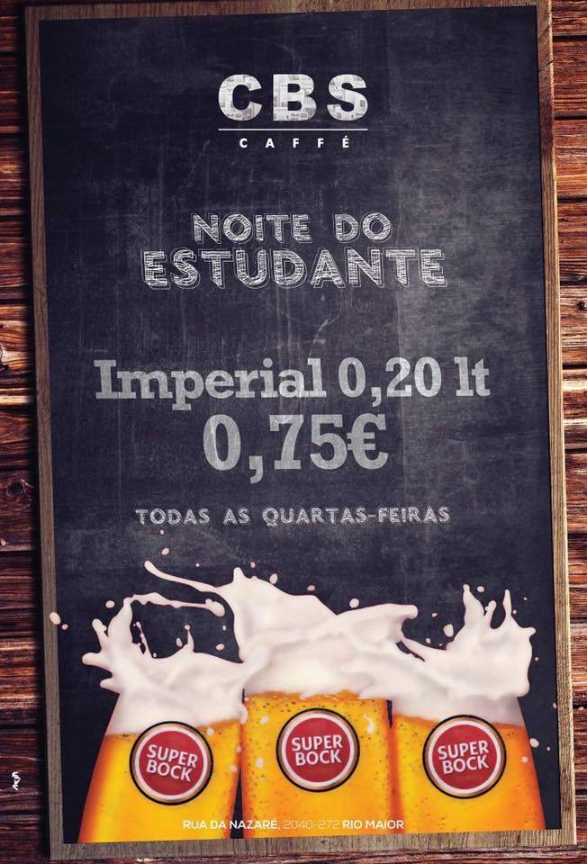 CBS Caffe меню
