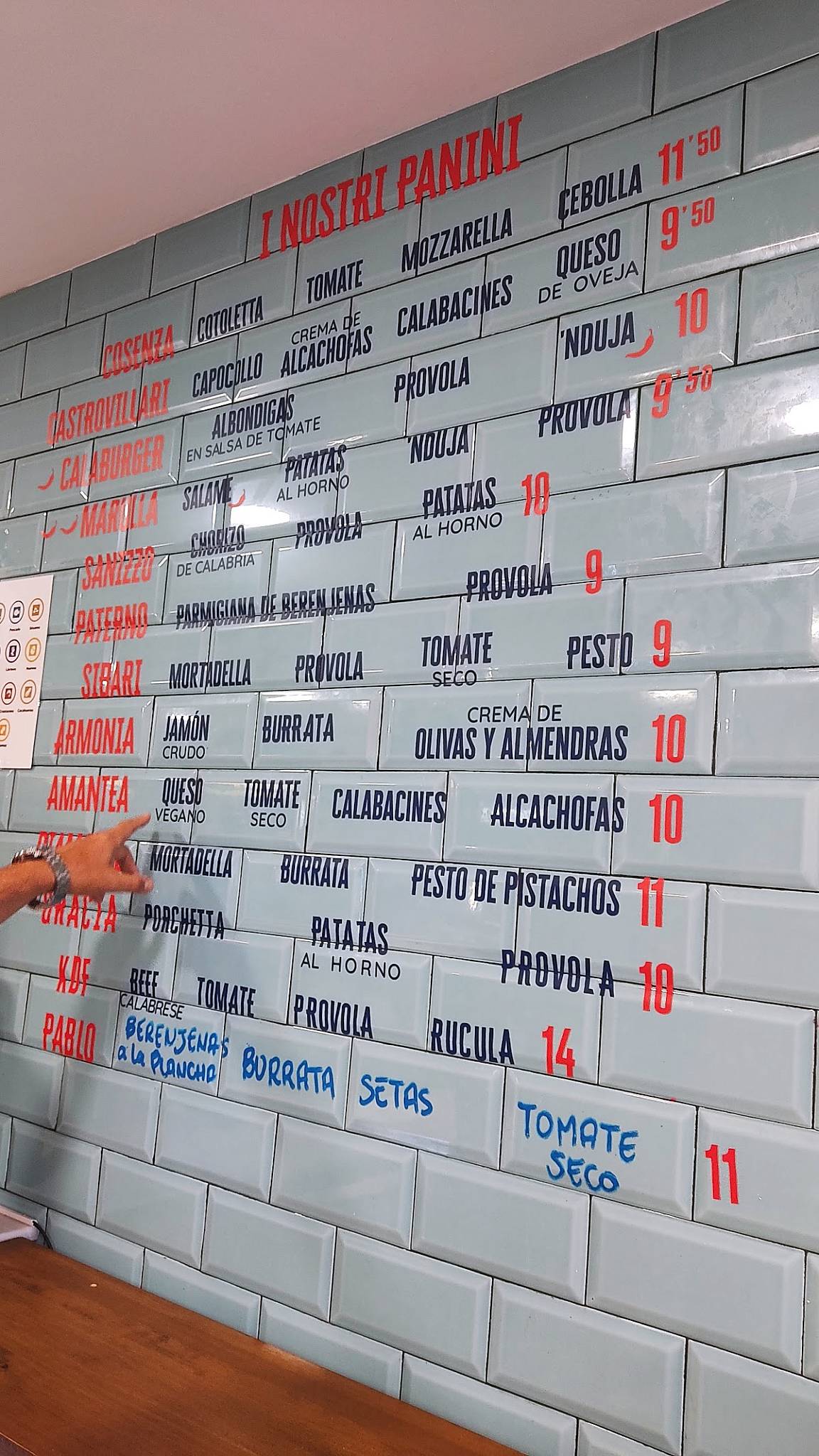 COMPÀ Castelldefels - Panino Calabrese меню